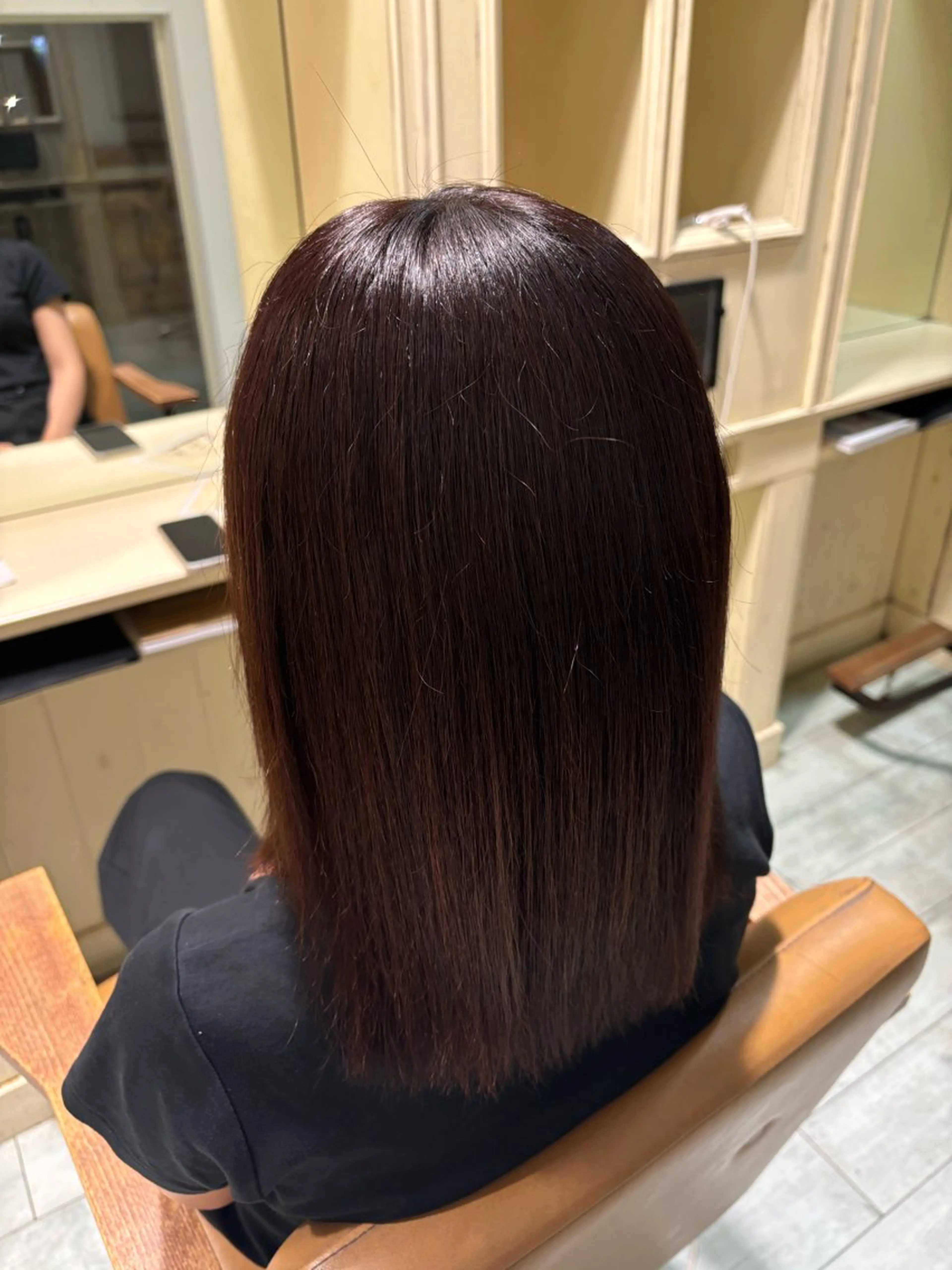 カラー ブラウンカラー ifh本店 塩原安美香のヘアスタイル