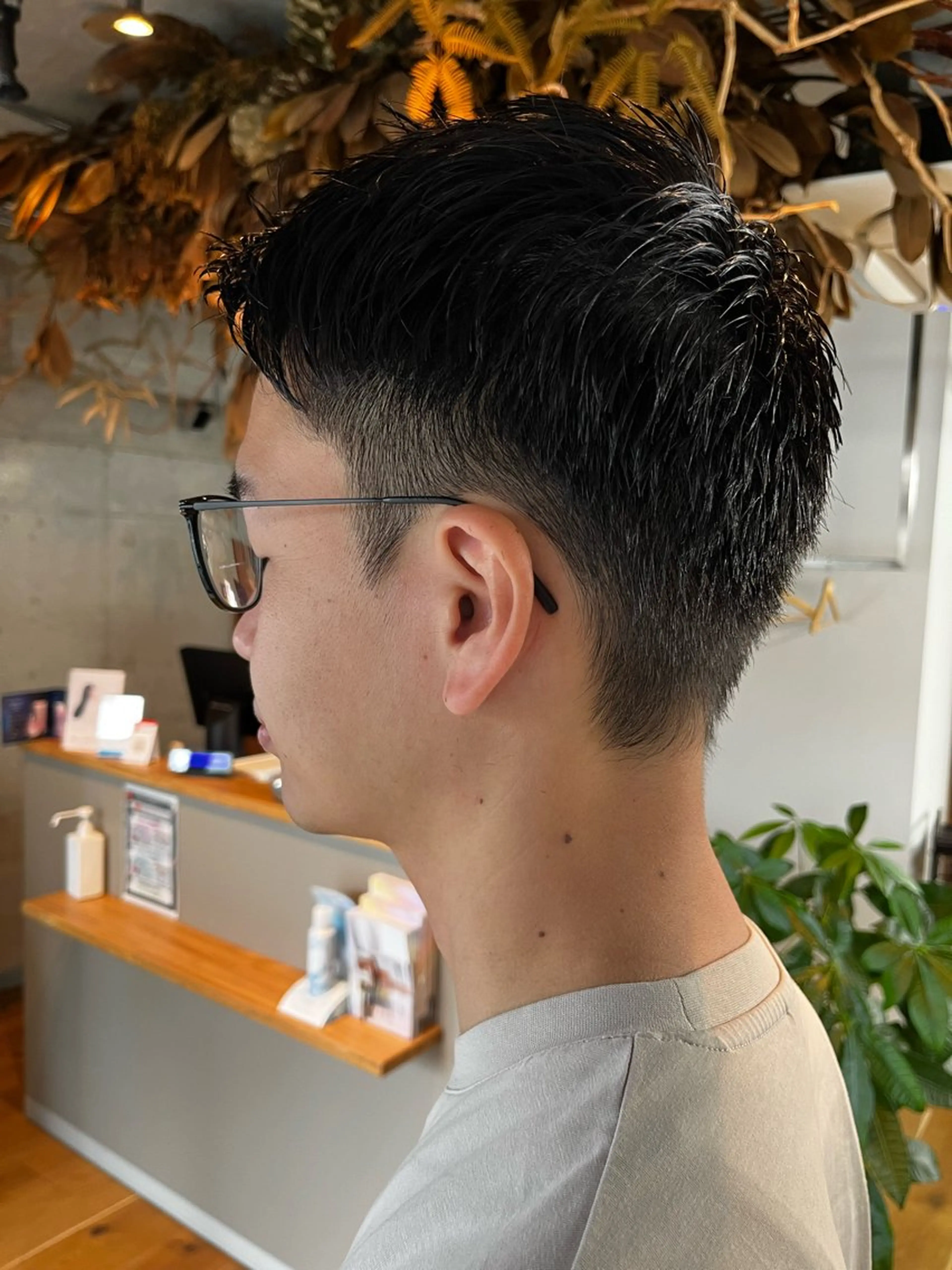 メンズ スパイキーショート カット ROSSO Hair＆SPA  香椎宮前店所属・SHIINA 香椎宮前店のヘアスタイル