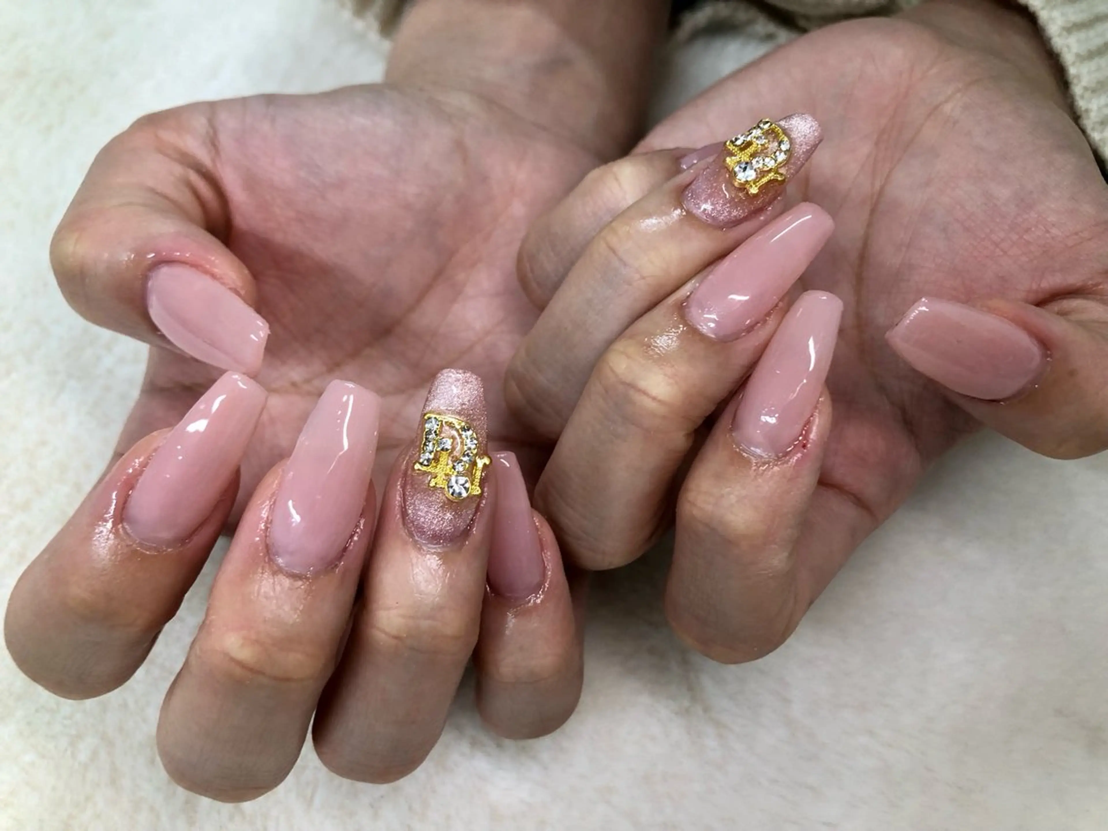 ネイル ピンク シンプルネイル ハンドネイル ハンドケア Epokku ネイルサロンのネイルデザイン