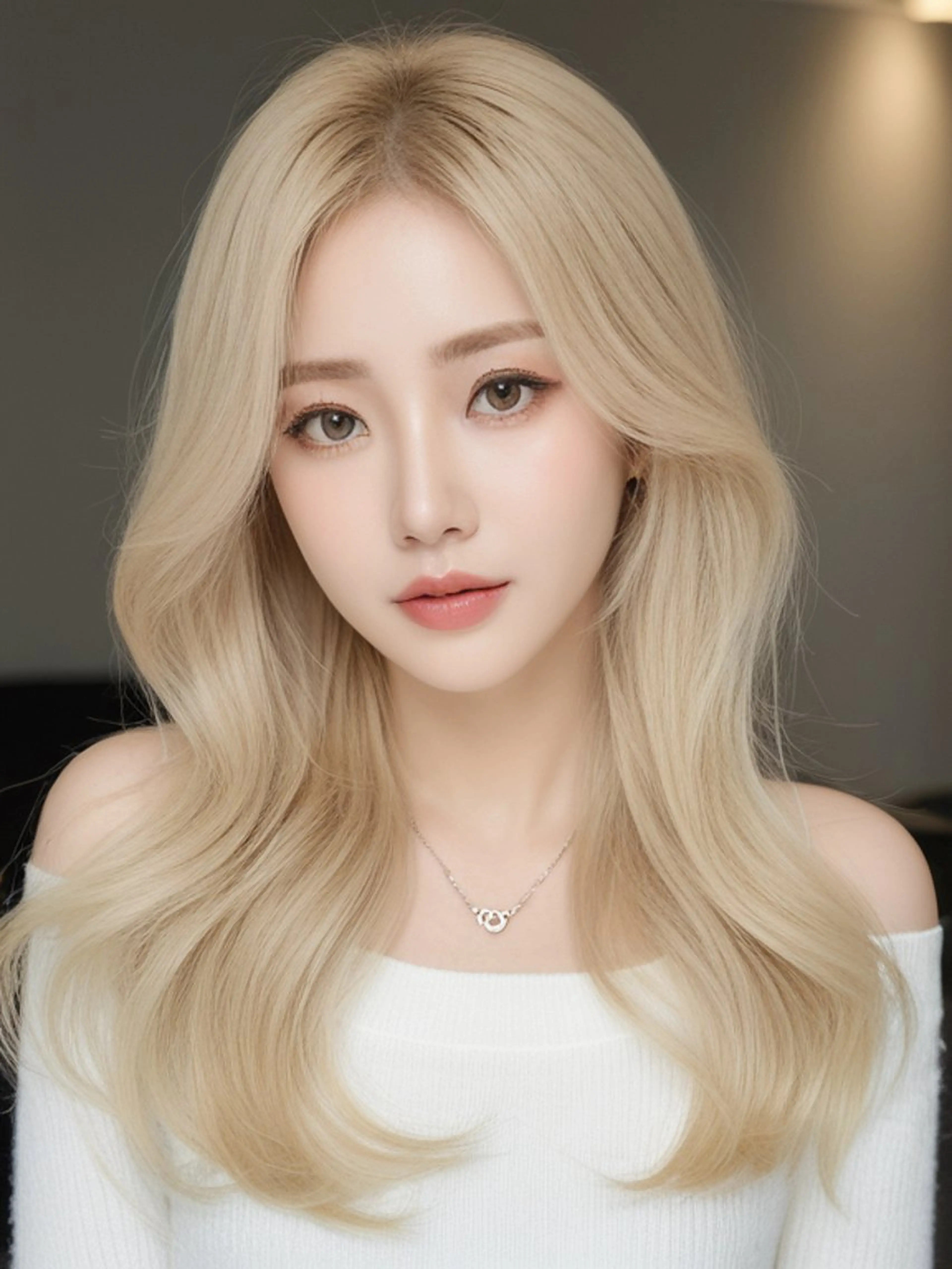 ロング カラー ダブルカラー カット ヘアカラー トリートメント ヘアセット Rikuto/原宿 /バレイヤージュのヘアスタイル