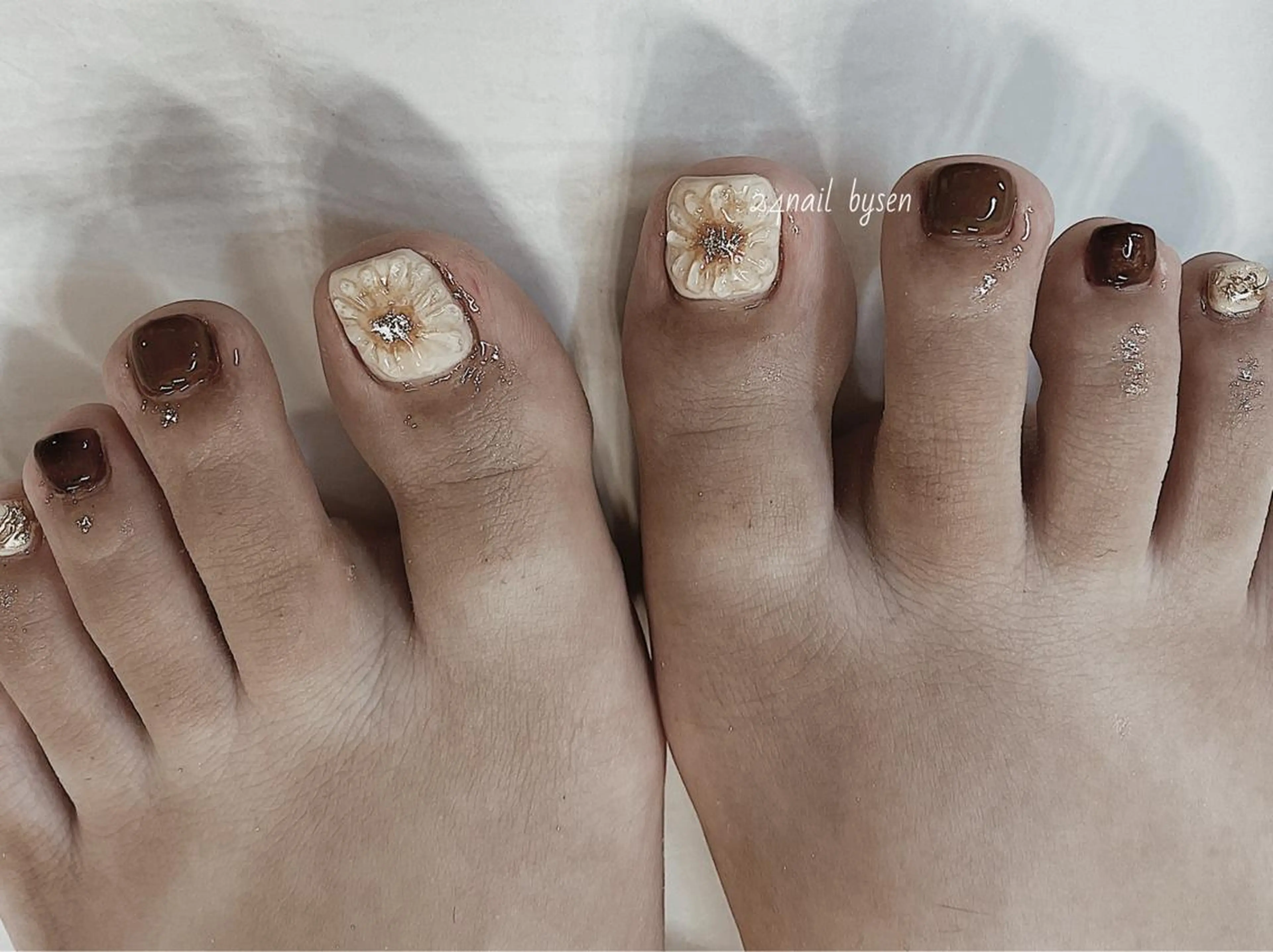 ネイル フットネイル フットネイル Atelier by 24nail/Ayaのネイルデザイン