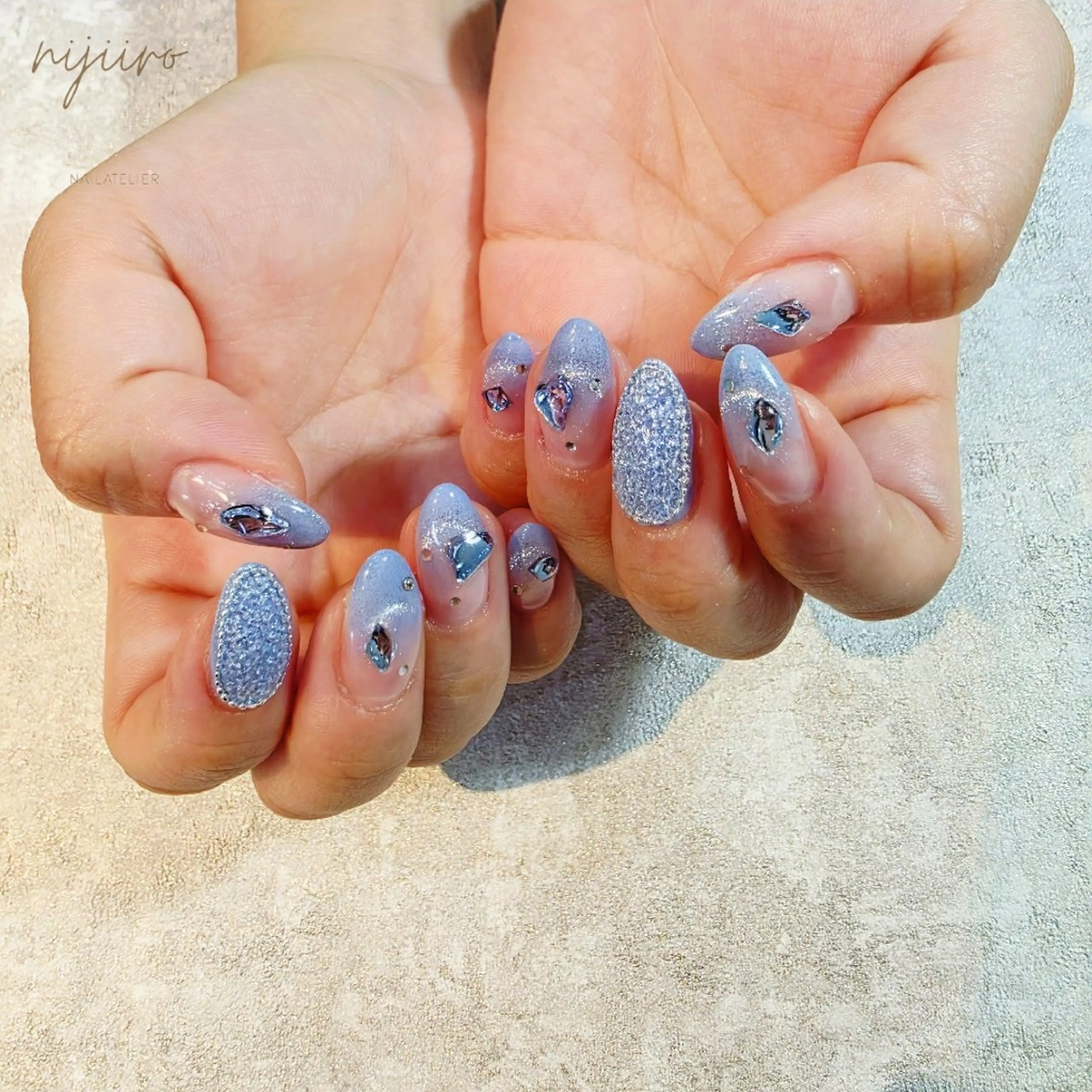 ネイル ハンドネイル nailatelier nijiiro.所属・nijiiro🌈 サトウのネイルデザイン
