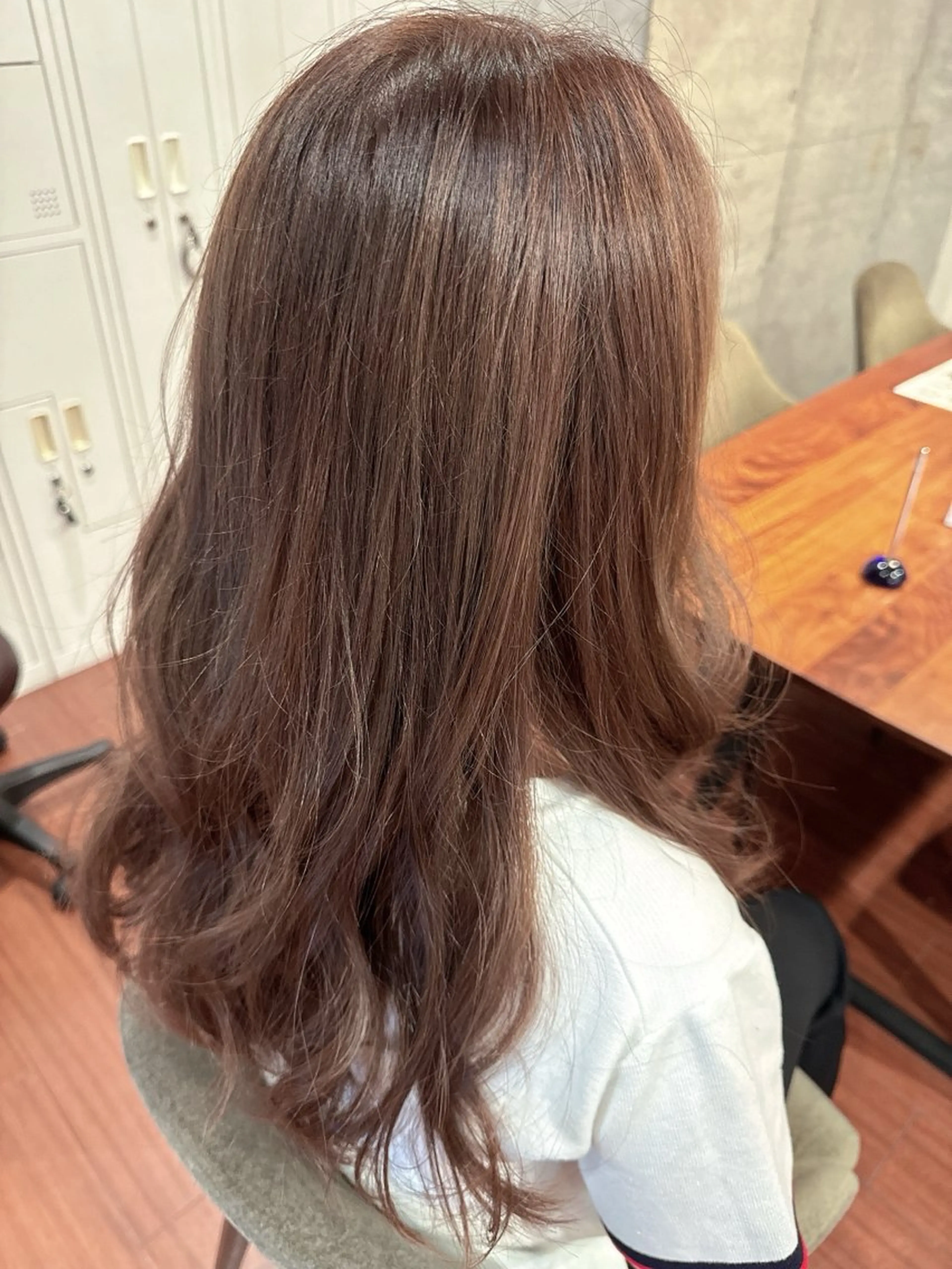 ロング カラー カット ヘアカラー トリートメント AVANCE.光明池所属・megumi ⭐︎のヘアスタイル