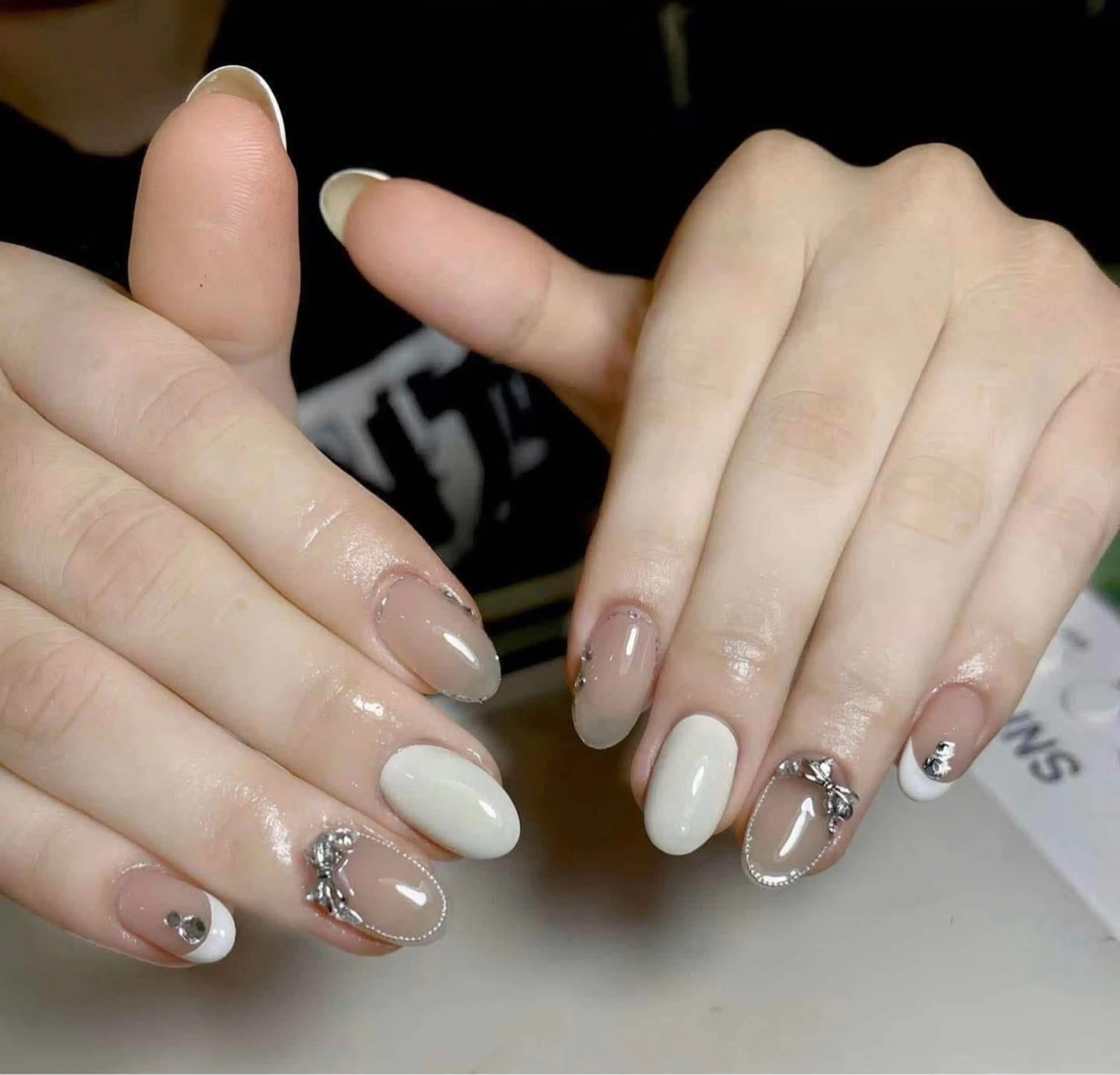 ネイル グラデーション キラキラネイル ピンク RUBY Nail 日暮里店のネイルデザイン