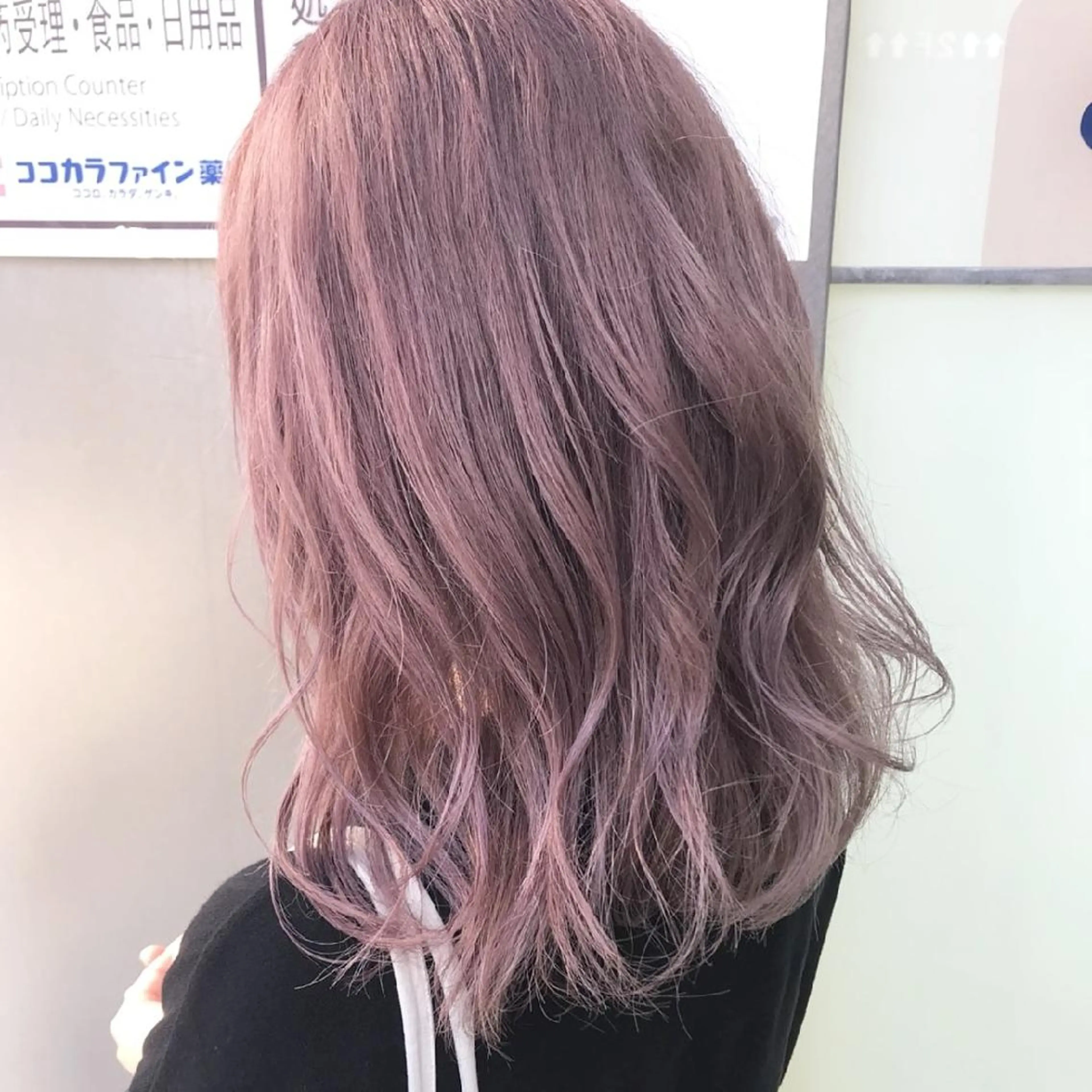 ミディアム カラー 透明感カラー ダブルカラー ピンクカラー 竹内啓太 ボブのヘアスタイル