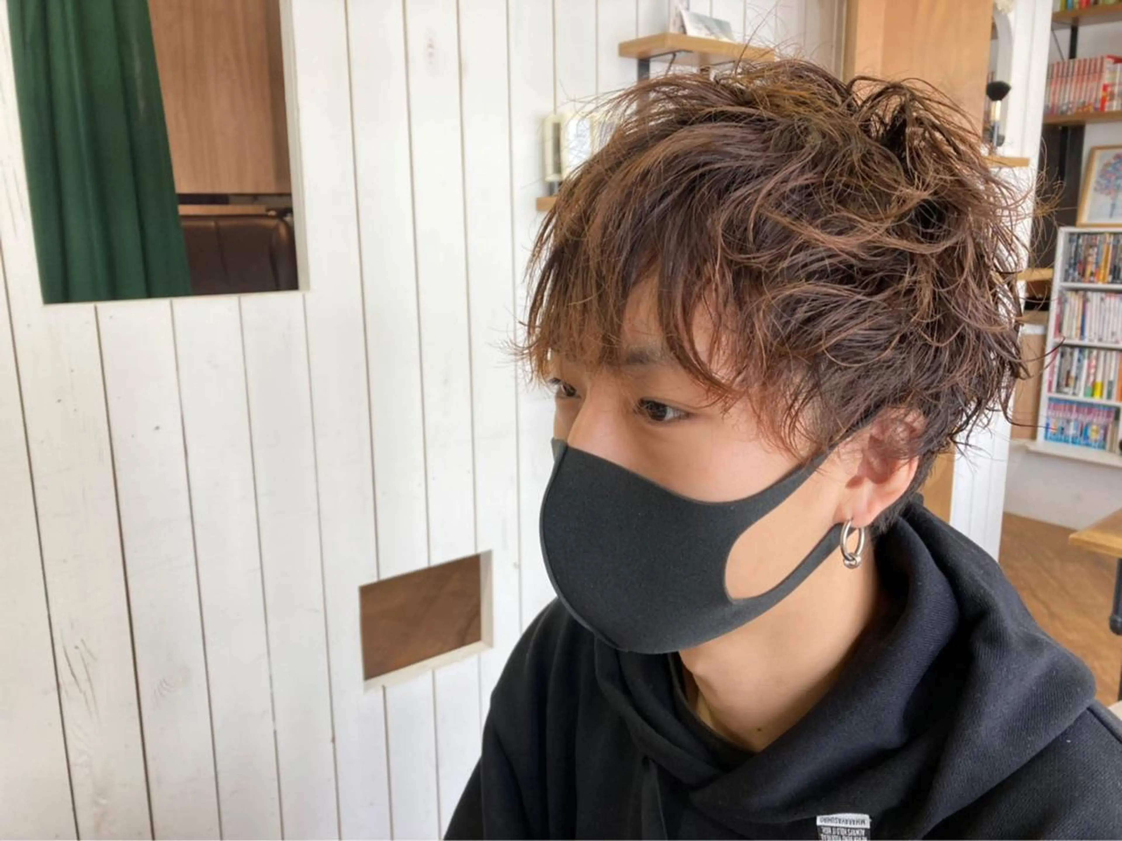 ショート パーマ メンズ labyrinthノーブル所属・再現性No.1西村 雄太のヘアスタイル