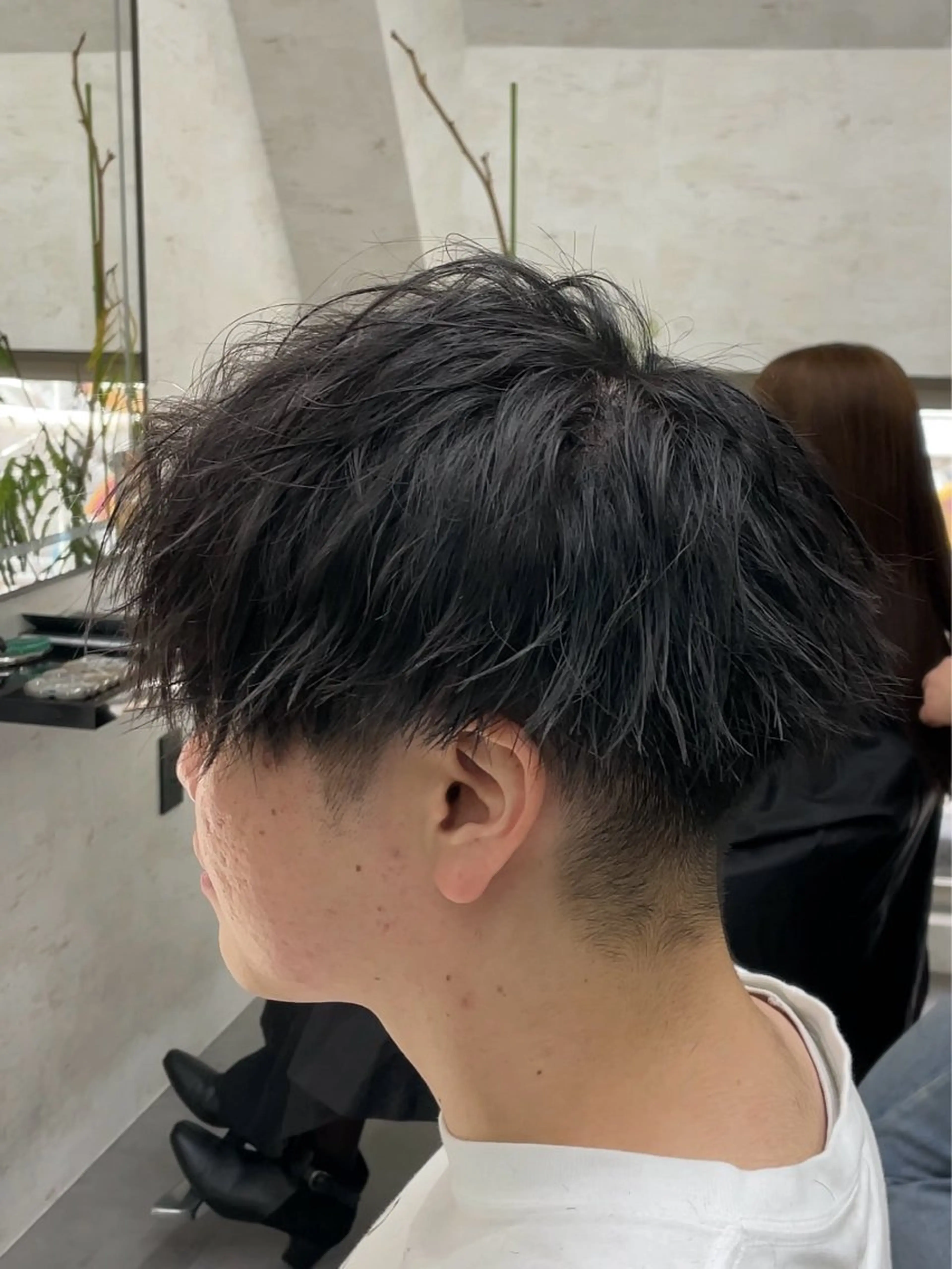 メンズ カット パーマ 遠藤 健登のヘアスタイル