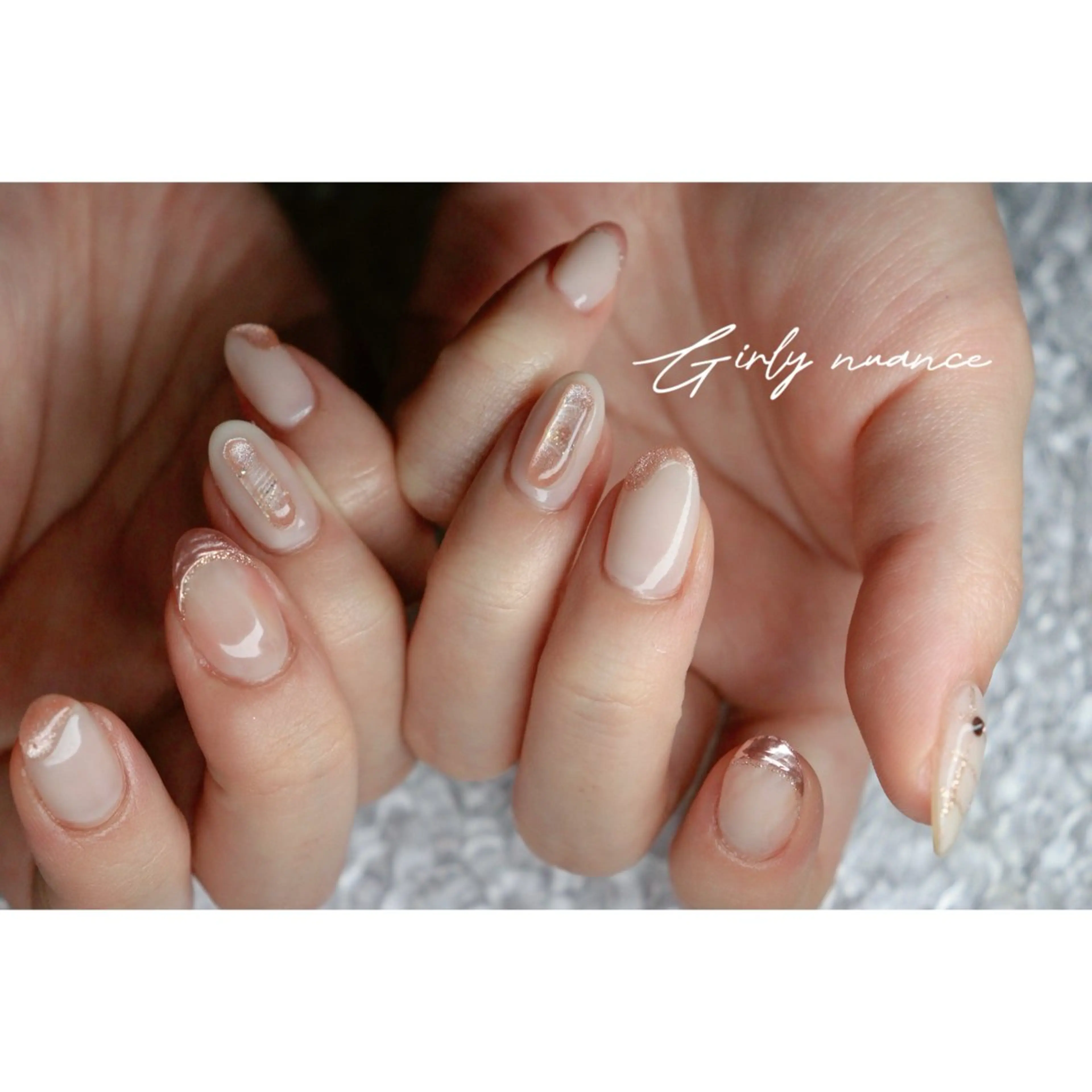 ネイル ニュアンスネイル ハンドネイル mapple nailのネイルデザイン