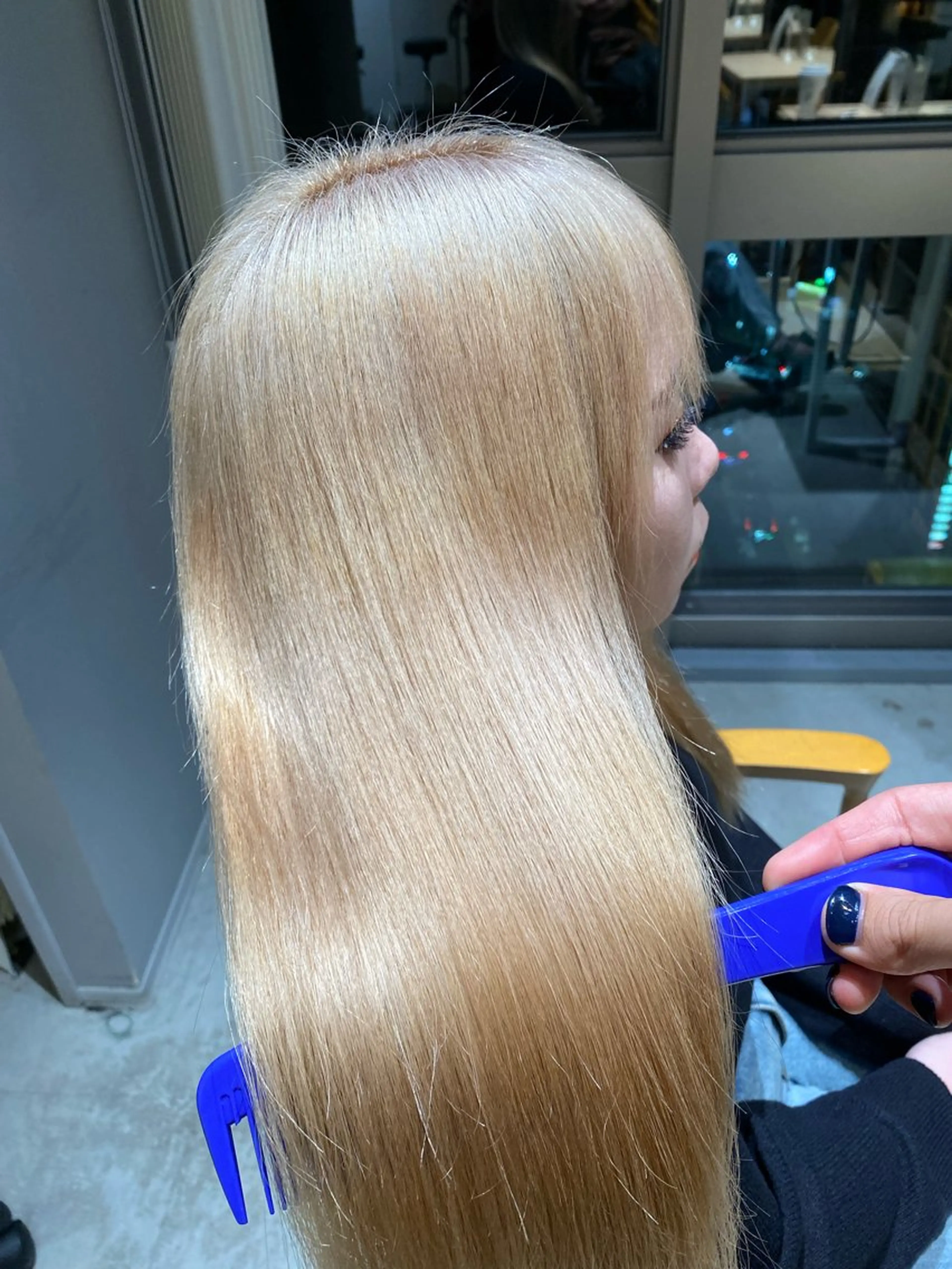 ミディアム AI　TOKYO hair 名古屋所属・波多野タケシ/ 縮毛矯正特化のヘアスタイル