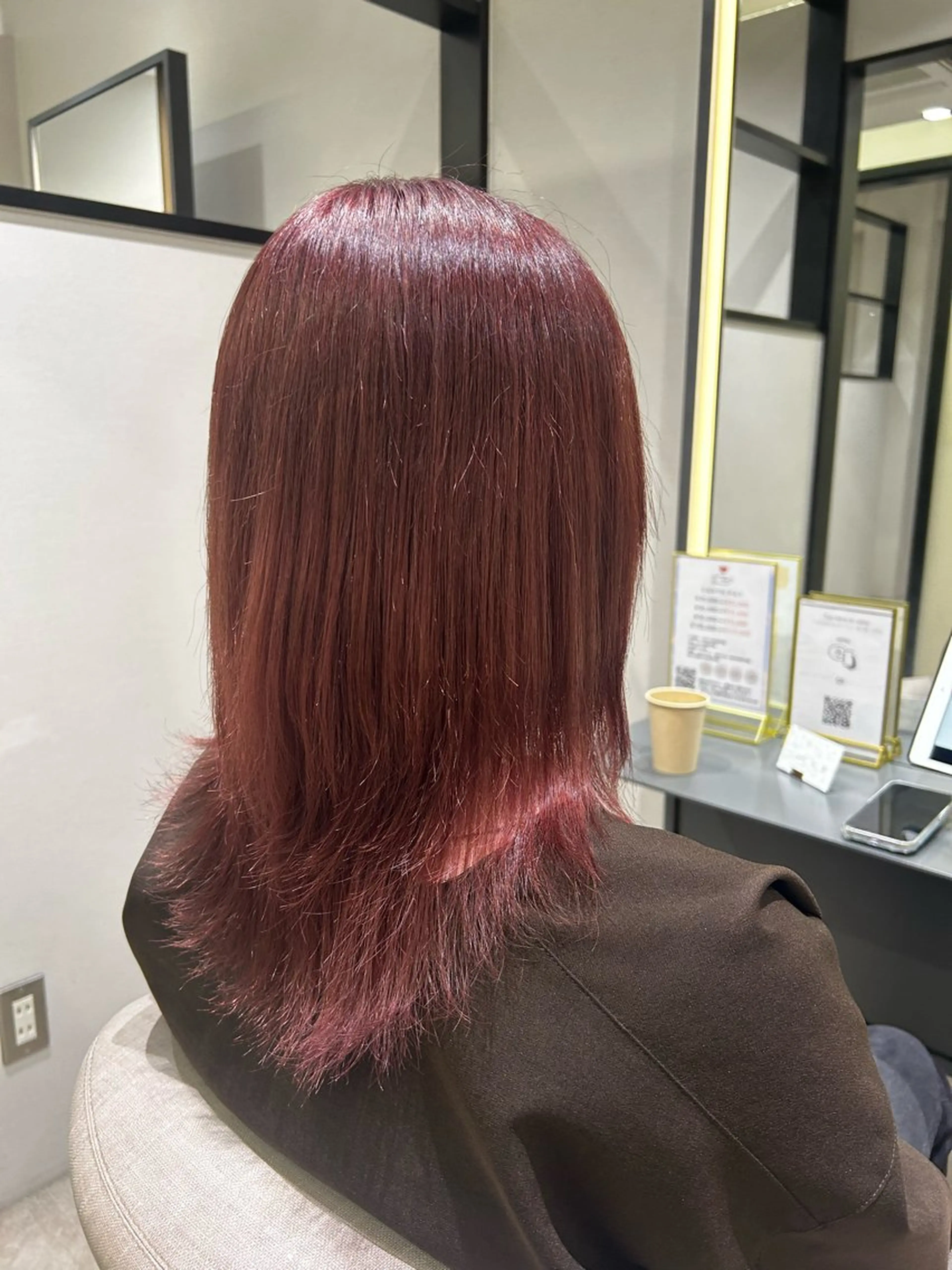 ミディアム ヘアカラー 山崎 開世/メンズカットのヘアスタイル