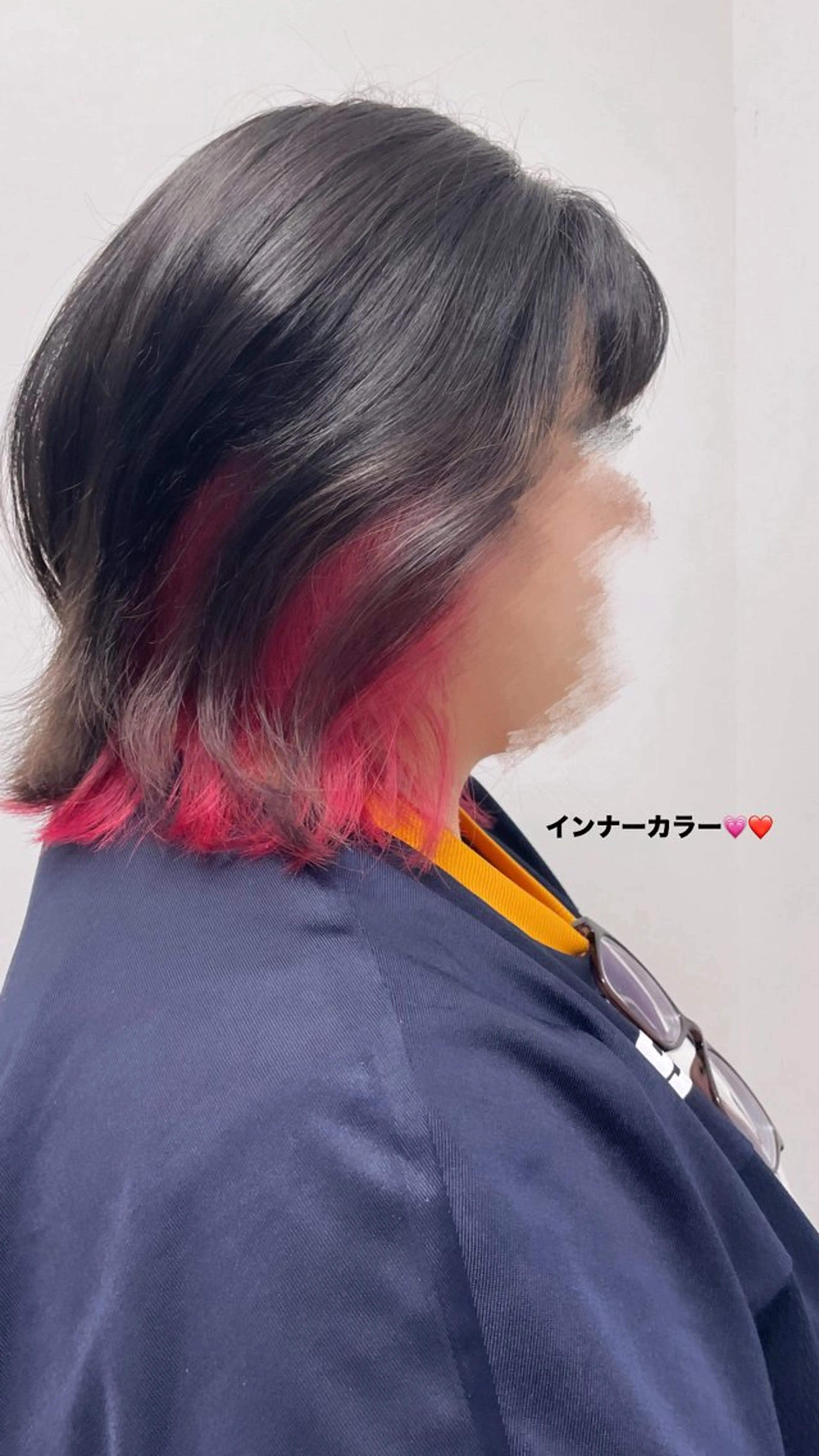 ミディアム カラー ヘアカラー 聖花/暖色カラー /縮毛矯正/透明感のヘアスタイル