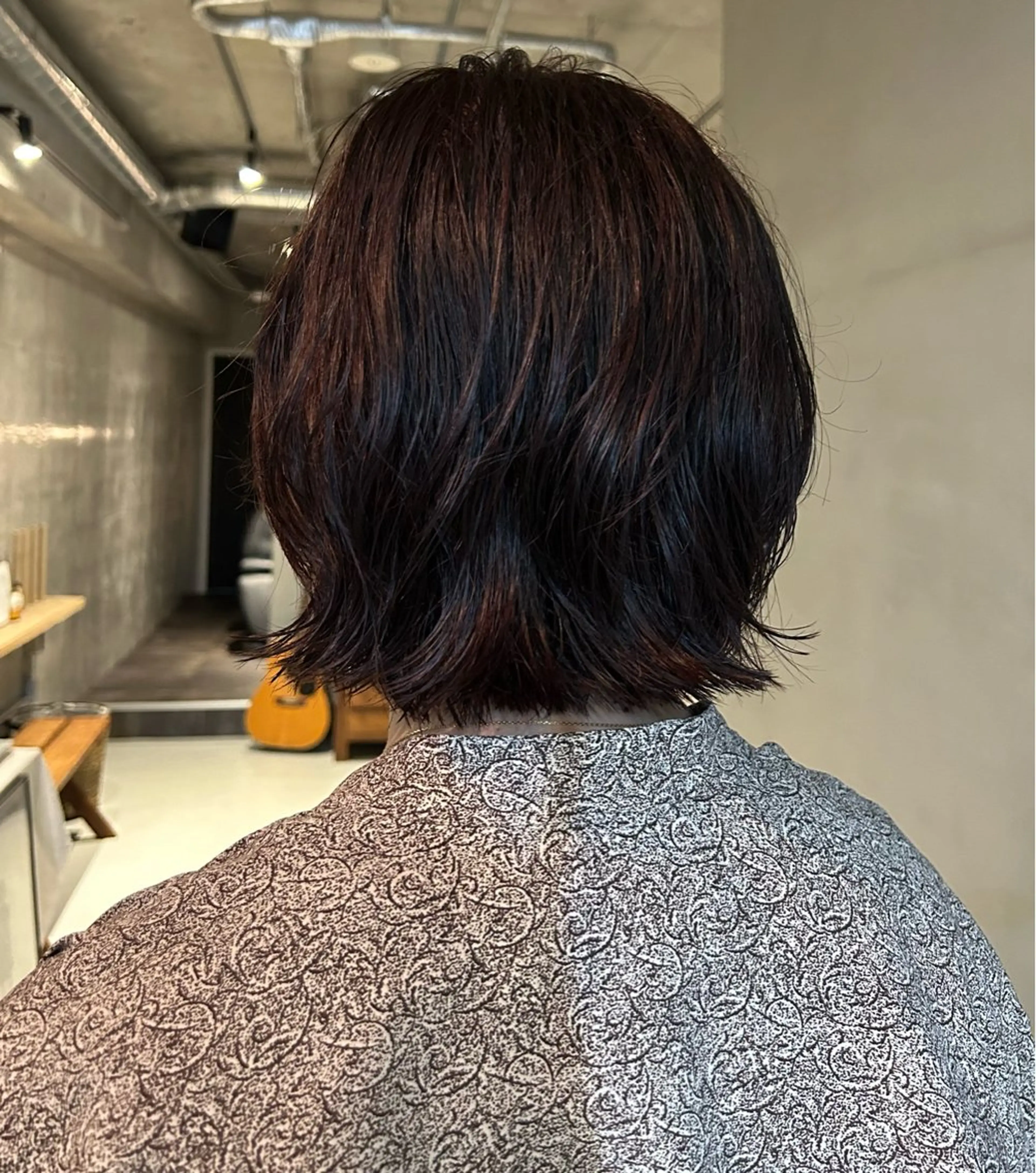 ショート パーマ ヘアカラー 石原 実のヘアスタイル
