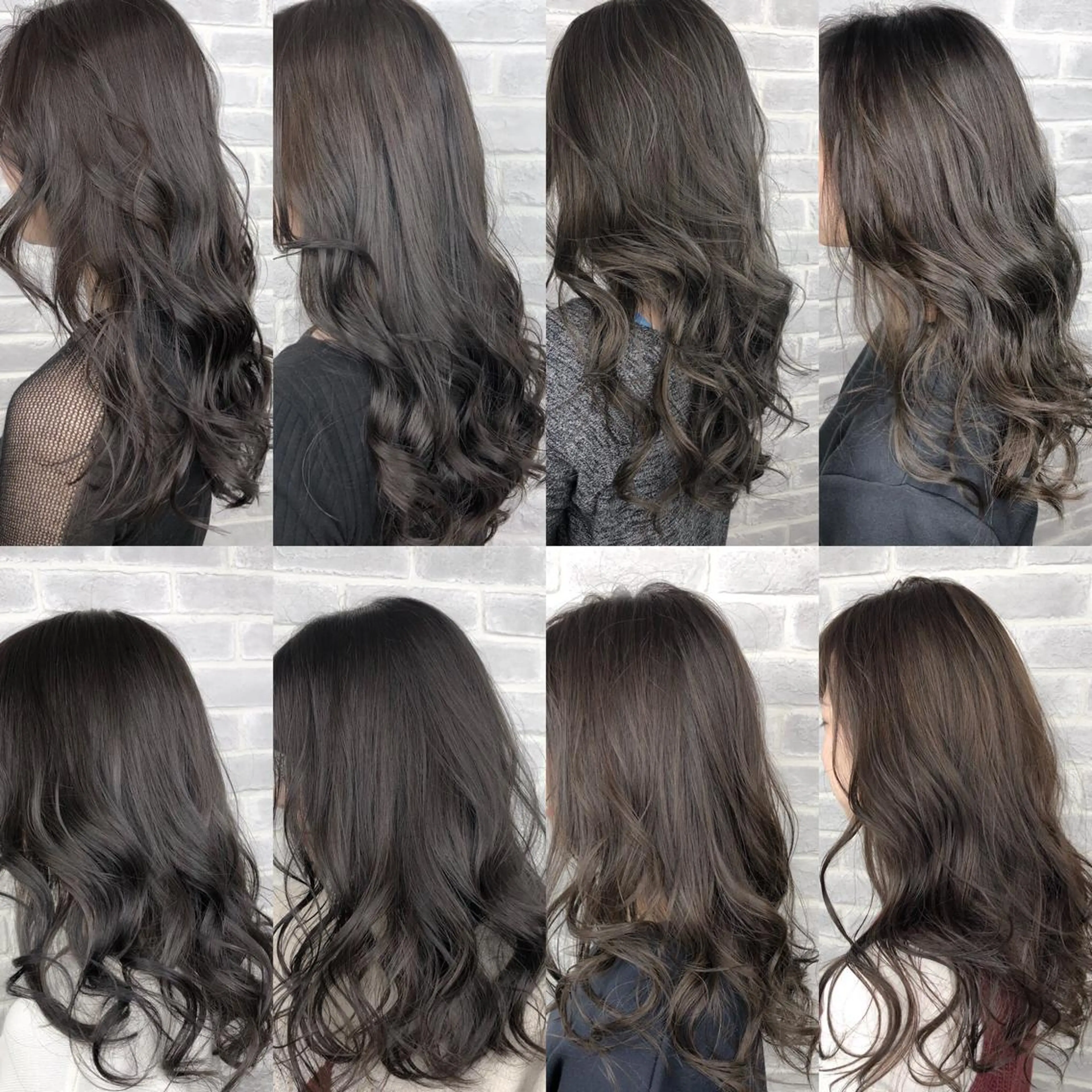 セミロング カラー グレージュ ハイライトカラー ハイライト eclair.髪質改善&トリートメント所属・【艶髪、透明感】西村 有司のヘアスタイル