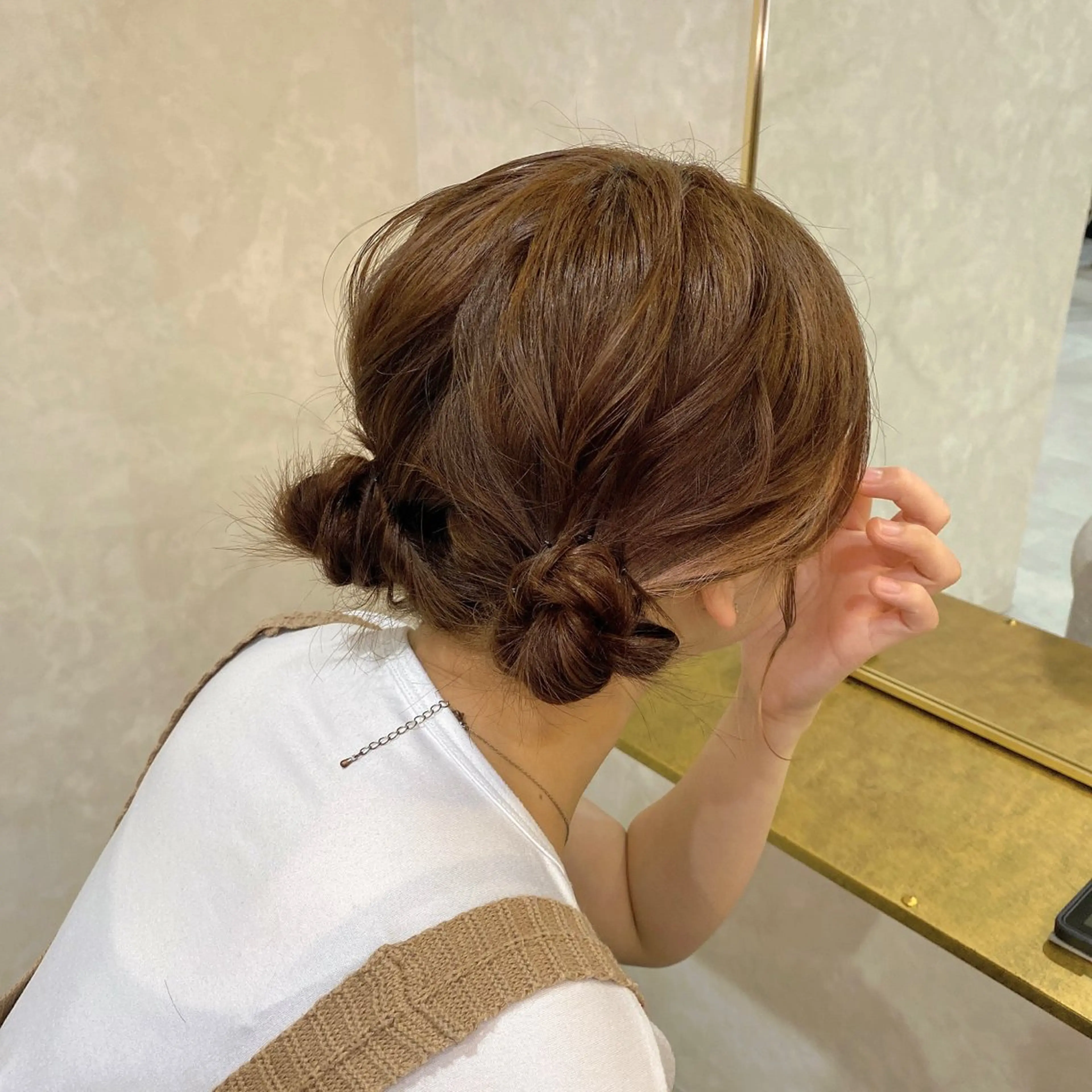 ヘアセットの写真