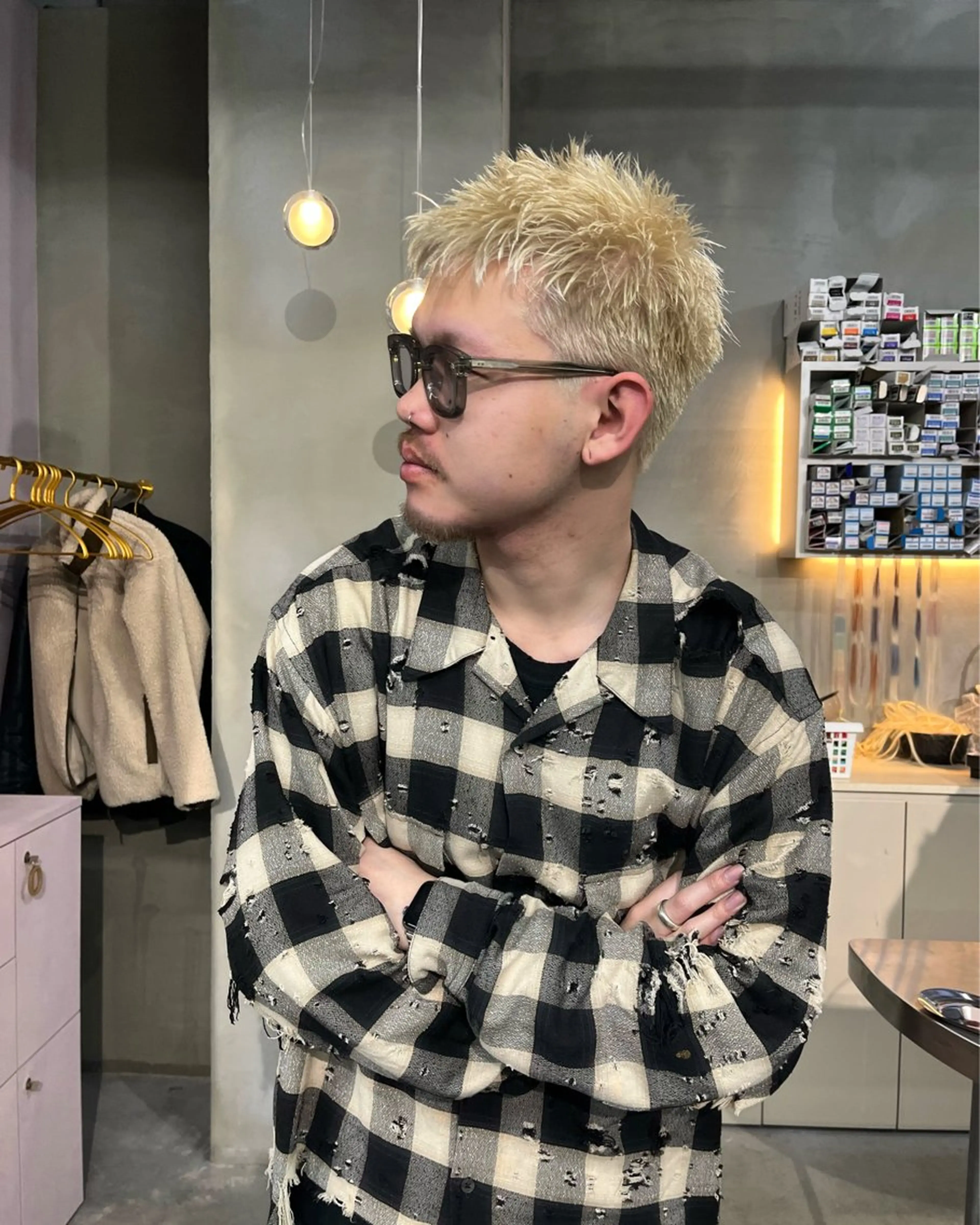 ショート カラー メンズ qulim所属・櫻井 はるなのヘアスタイル
