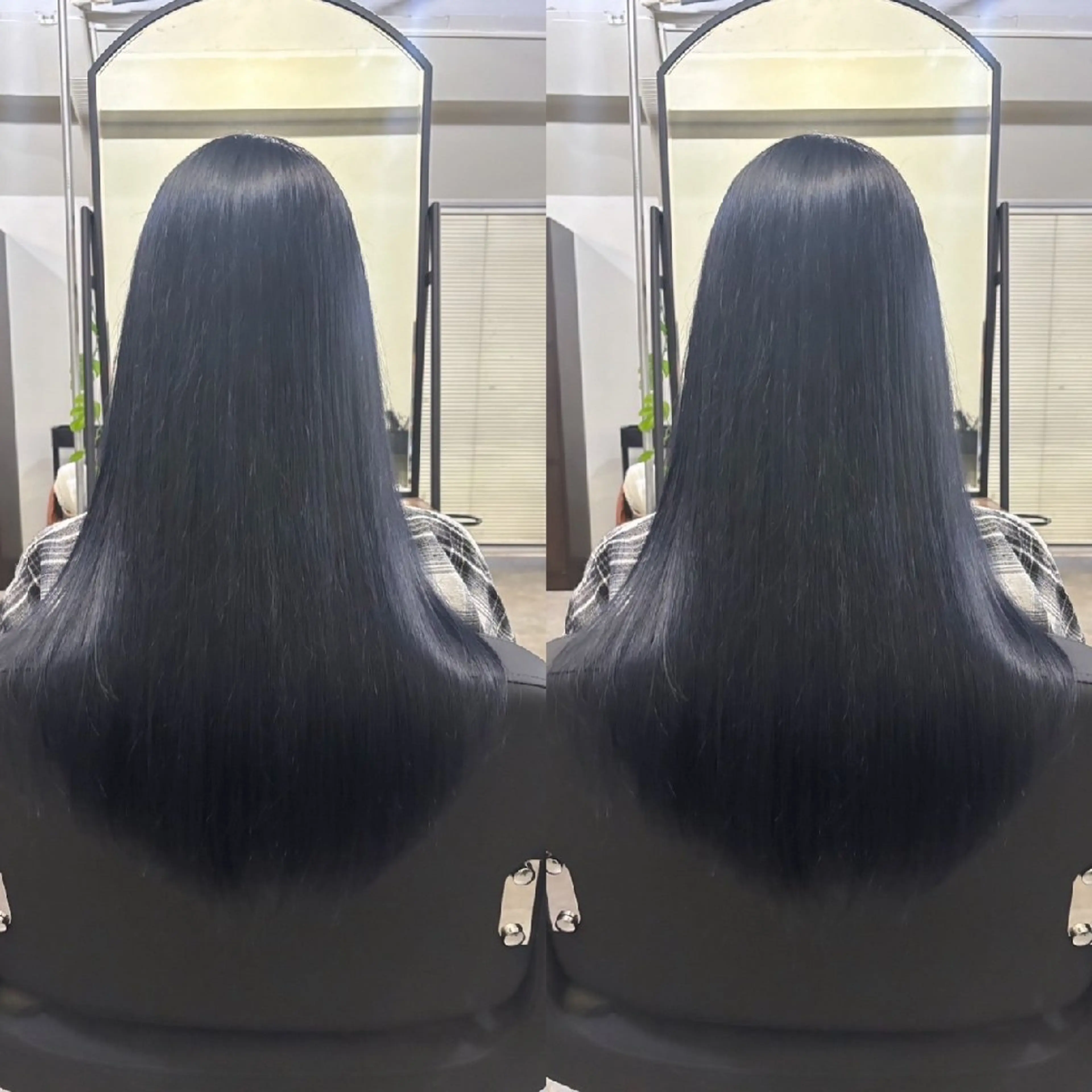 セミロング 髪質改善 縮毛矯正 トリートメント 酸性ストレート 髪質カラー特化 akiのヘアスタイル