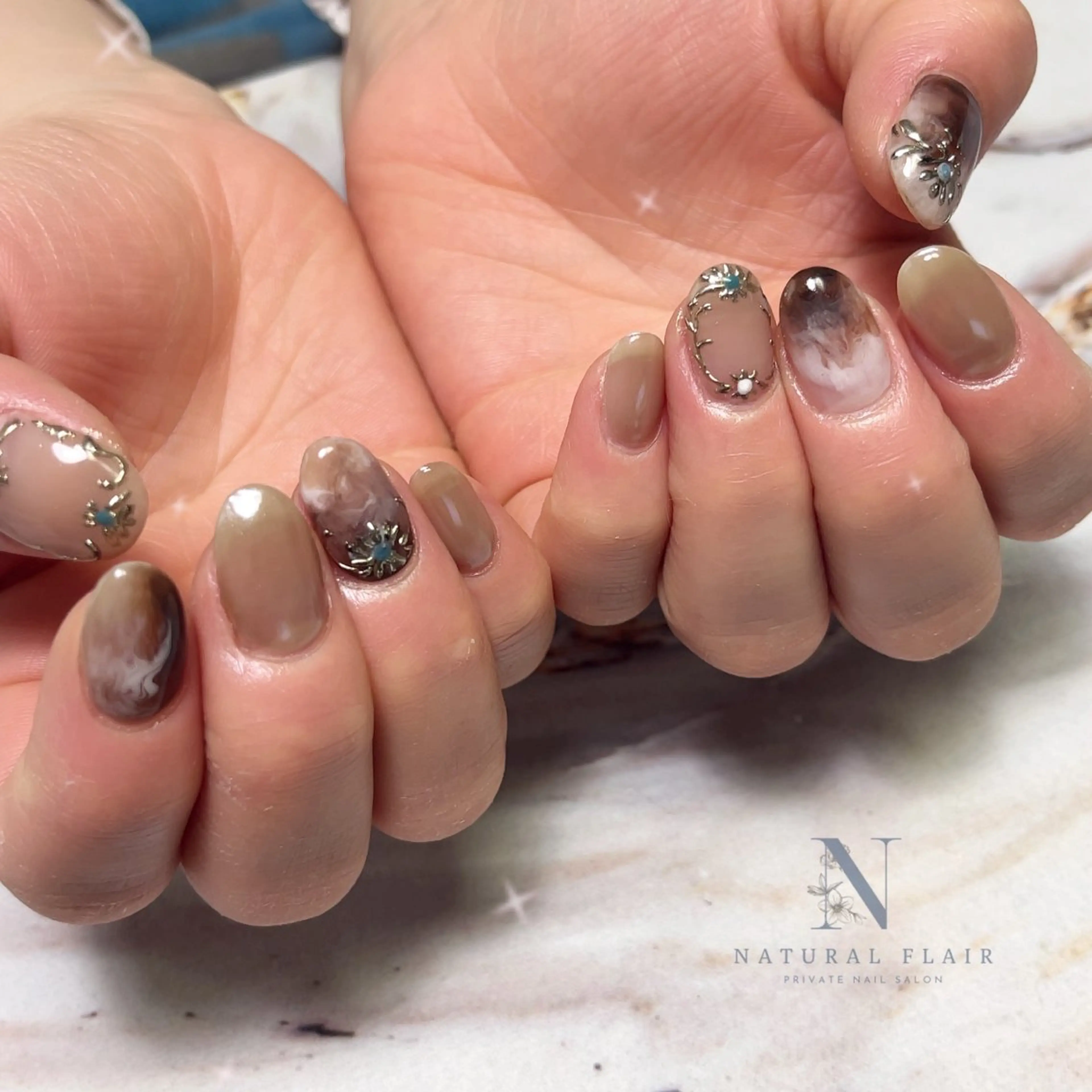 ネイル ハンドネイル natural flairのネイルデザイン