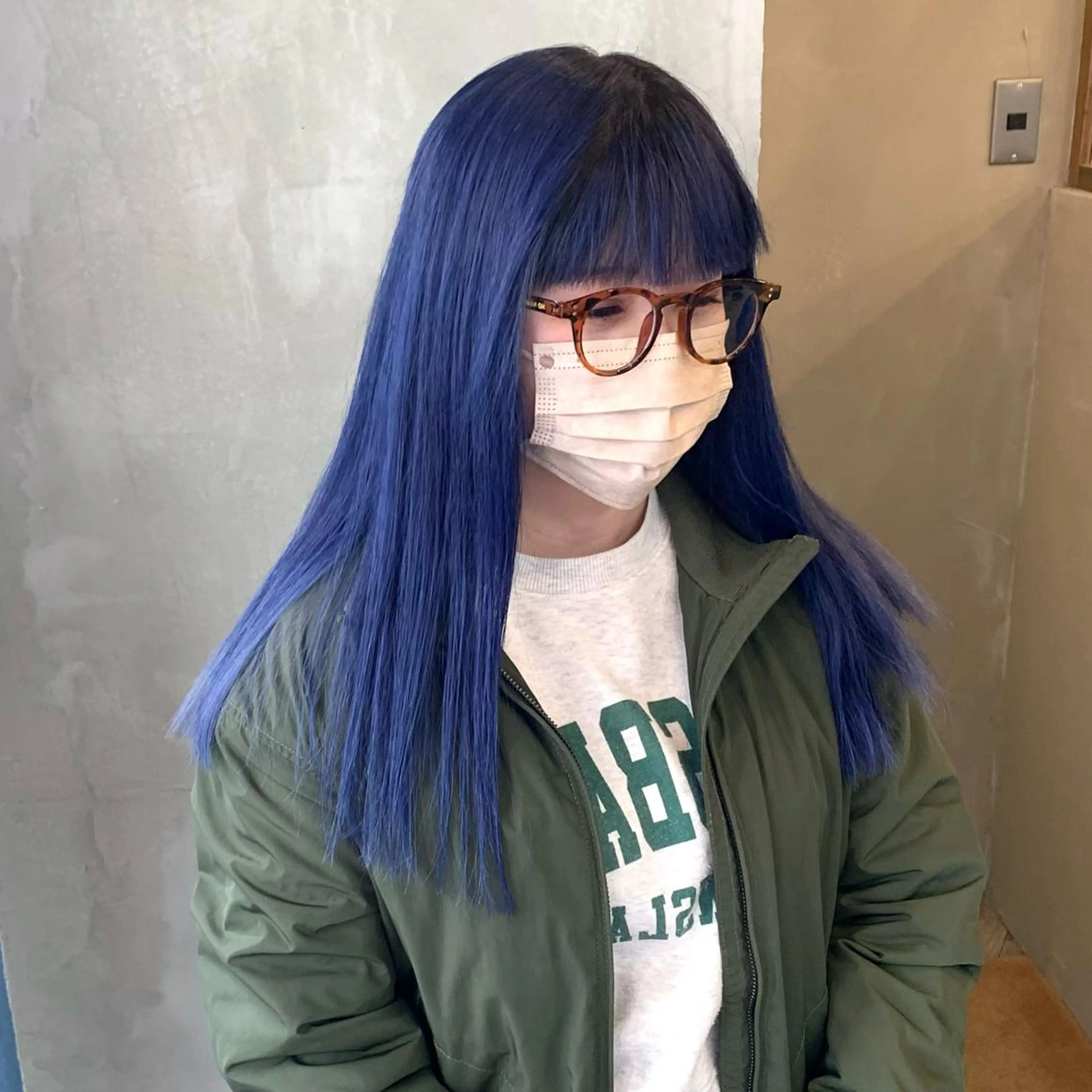ロング ヘアカラー ﾖｼﾅｶﾞﾏﾕ🦕 透明感カラーのヘアスタイル