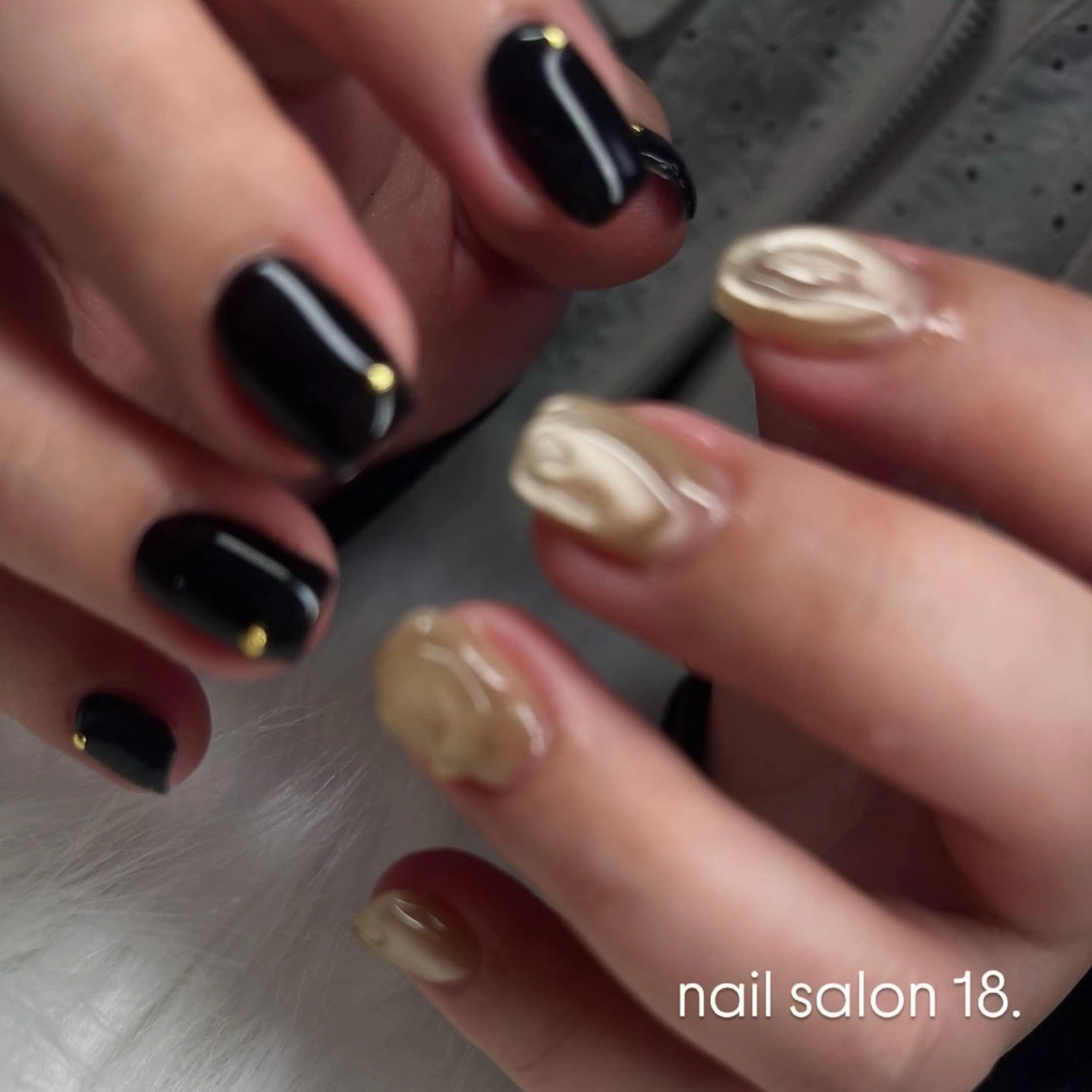 ネイル ハンドネイル nail salon18.所属・nail salon 18.　satokoのネイルデザイン