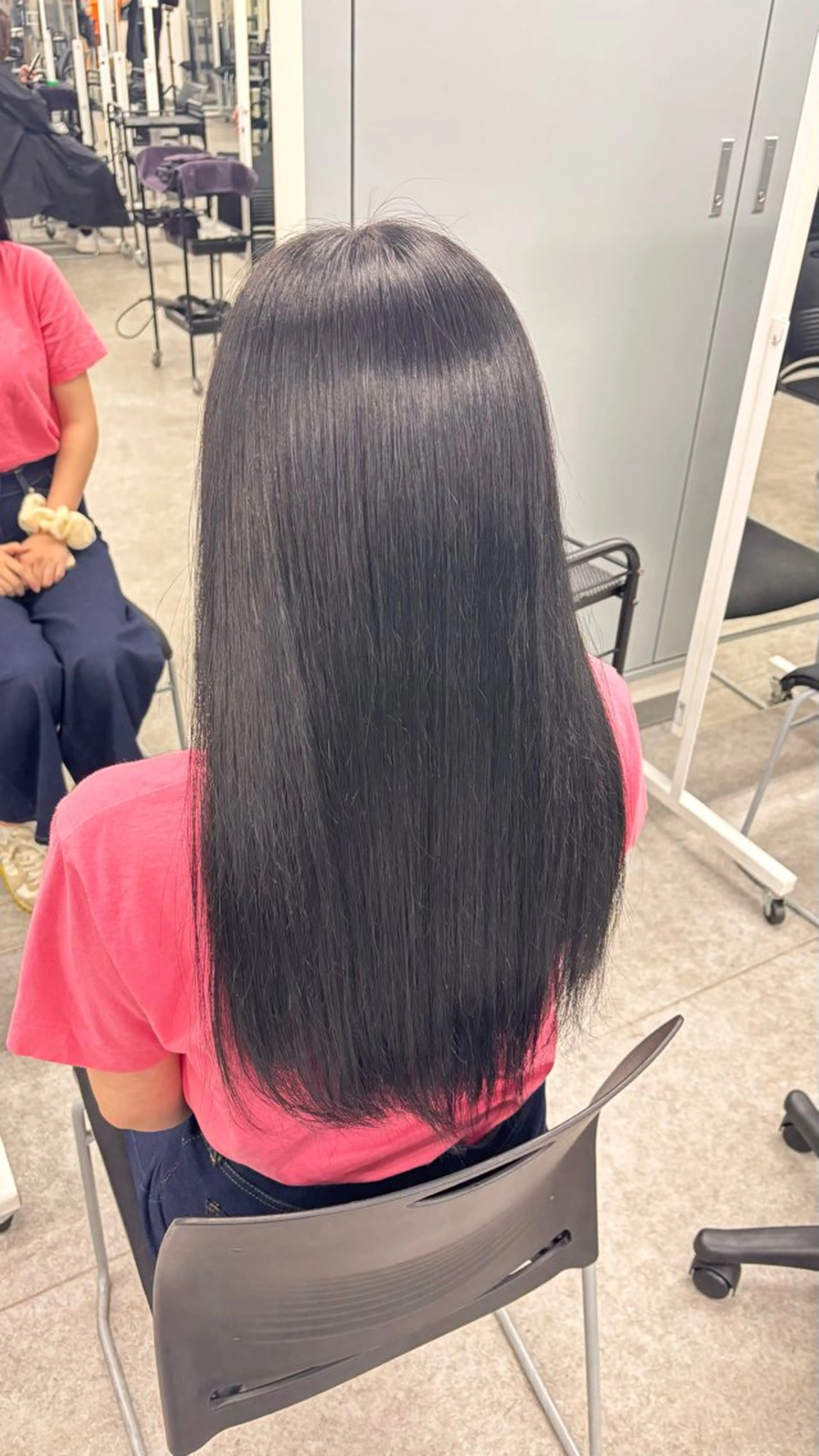 カラー 髪質改善 夏カラーオレンジ ヘアーひめな🫧のヘアスタイル