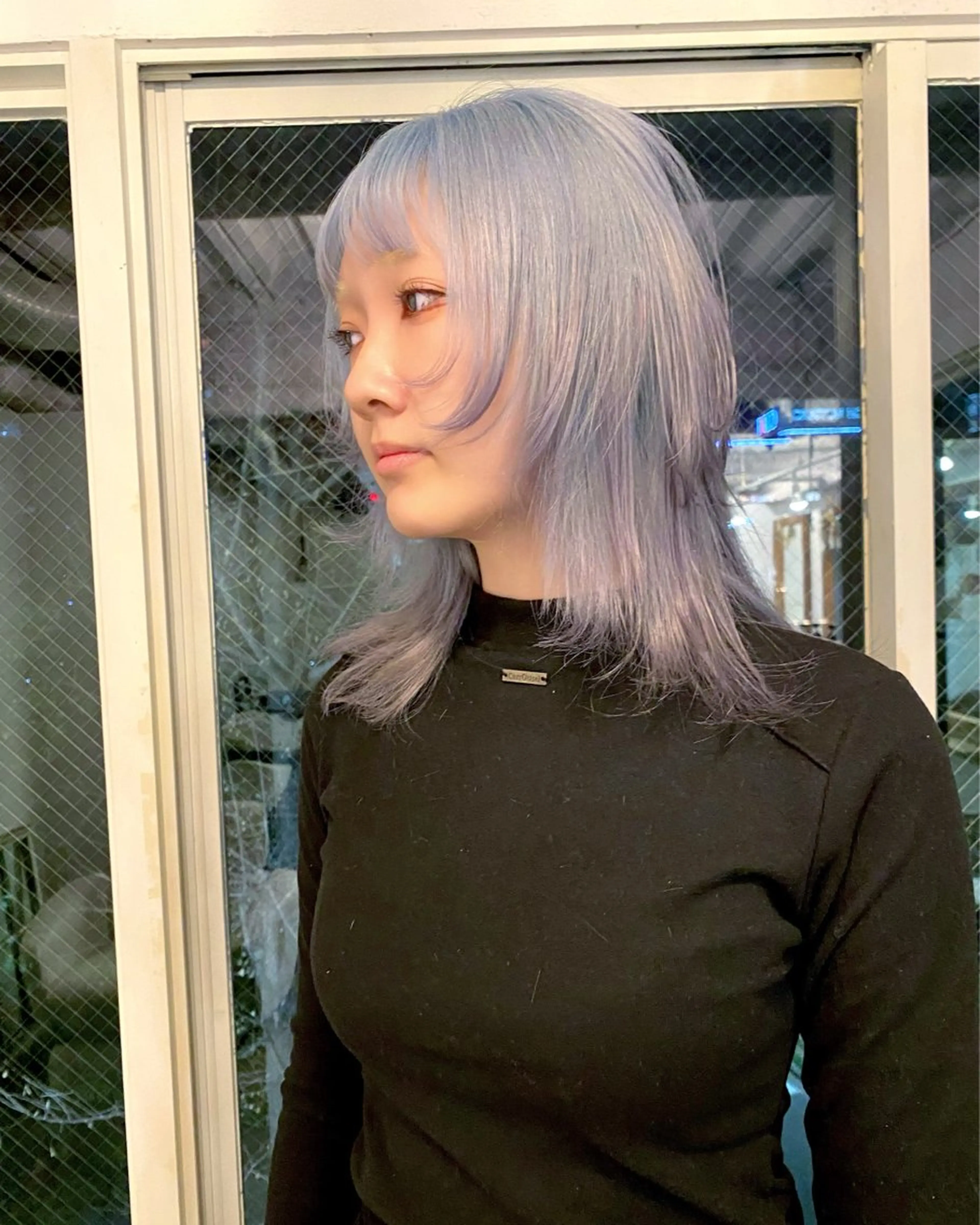 セミロング ヘアカラー sea's所属・平果帆/レイヤー /矢場町/ブリーチのヘアスタイル