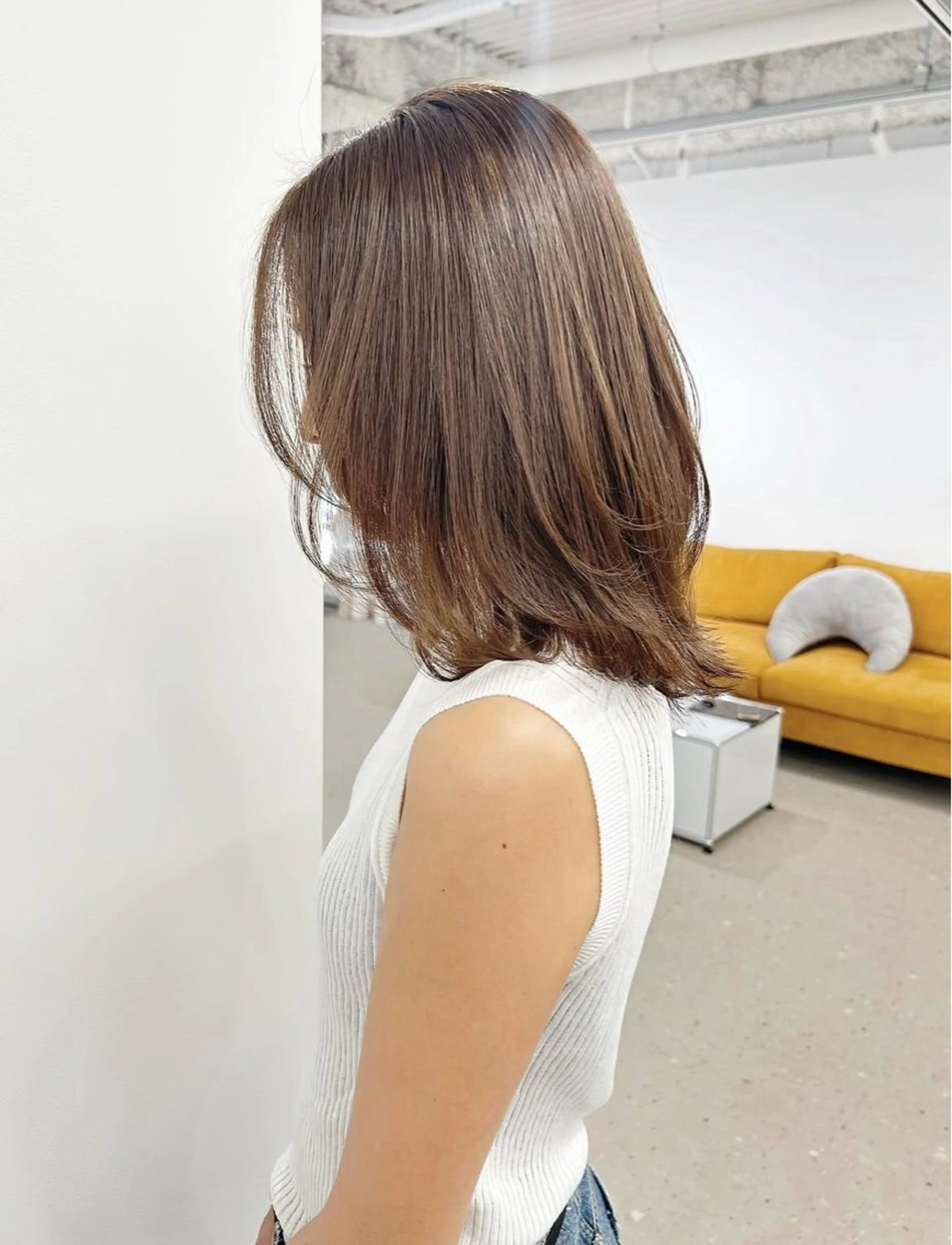 ミディアム レイヤーカット 村田 七夕のヘアスタイル