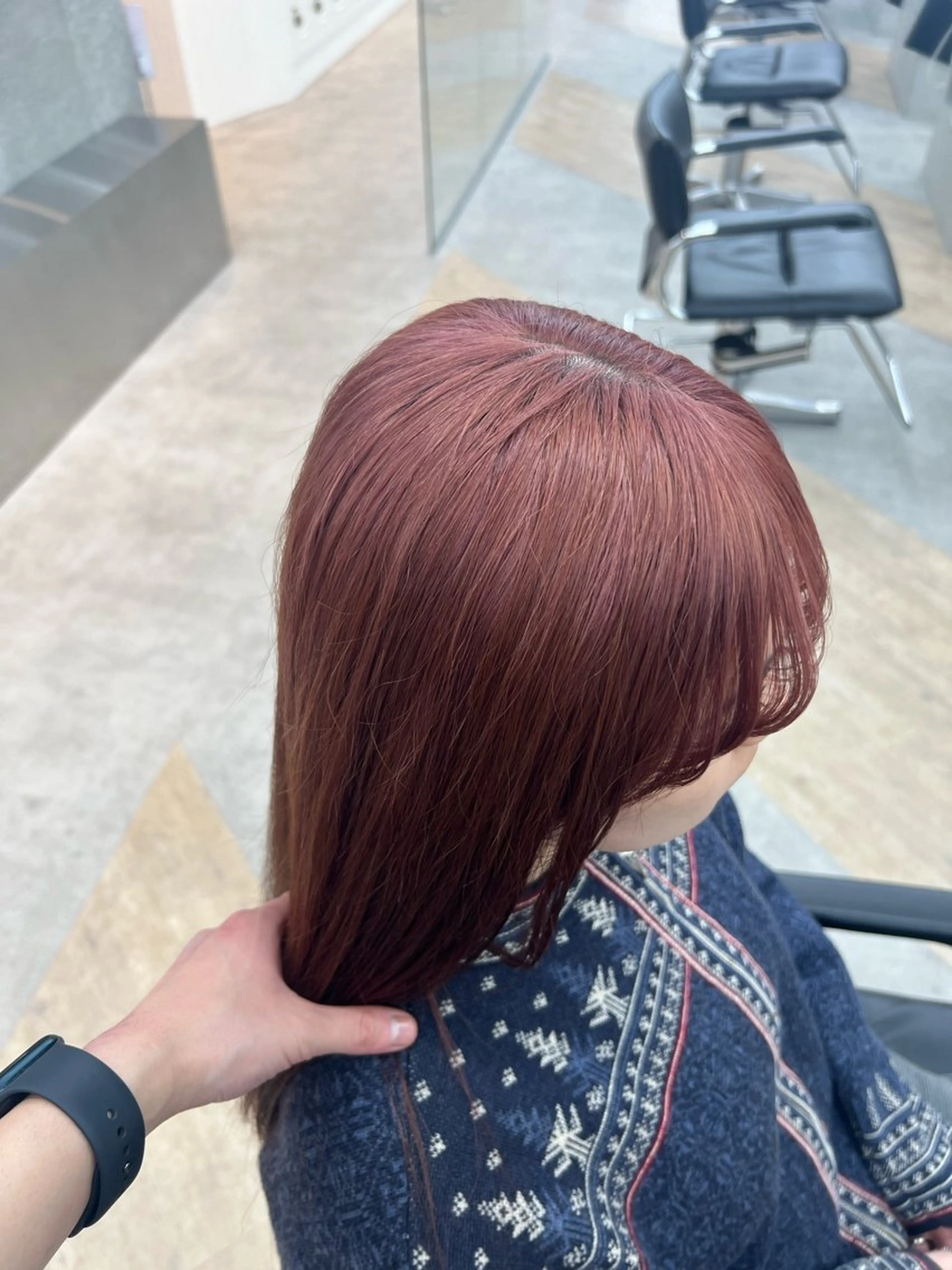 ロング ヘアカラー 🌀toa/波巻き✨ /メンズパーマ／栄のヘアスタイル