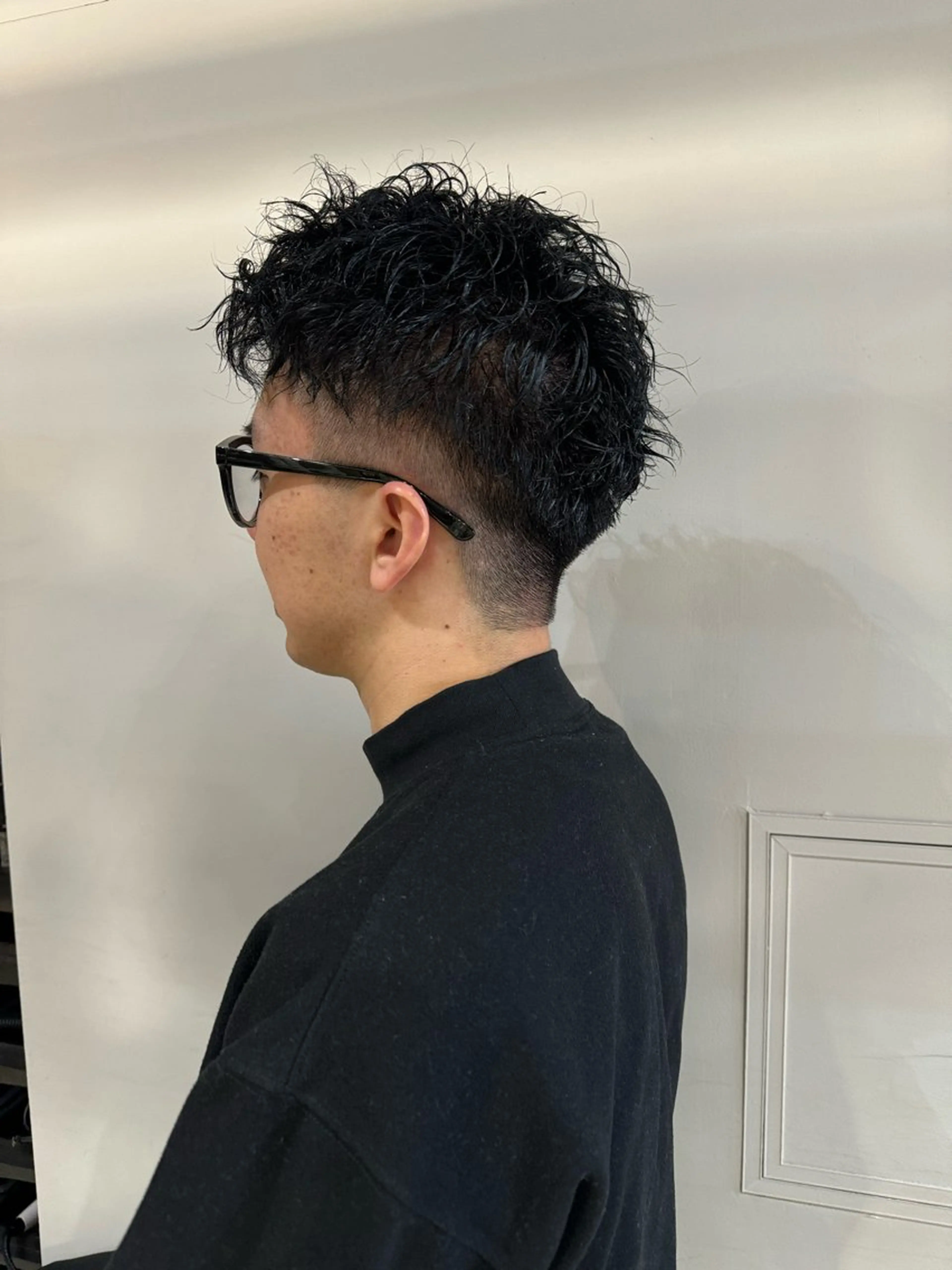 ミディアム パーマ メンズ カット パーマ トリートメント Dxxxx III所属・女性目線の大人 メンズ*Ayakaのヘアスタイル
