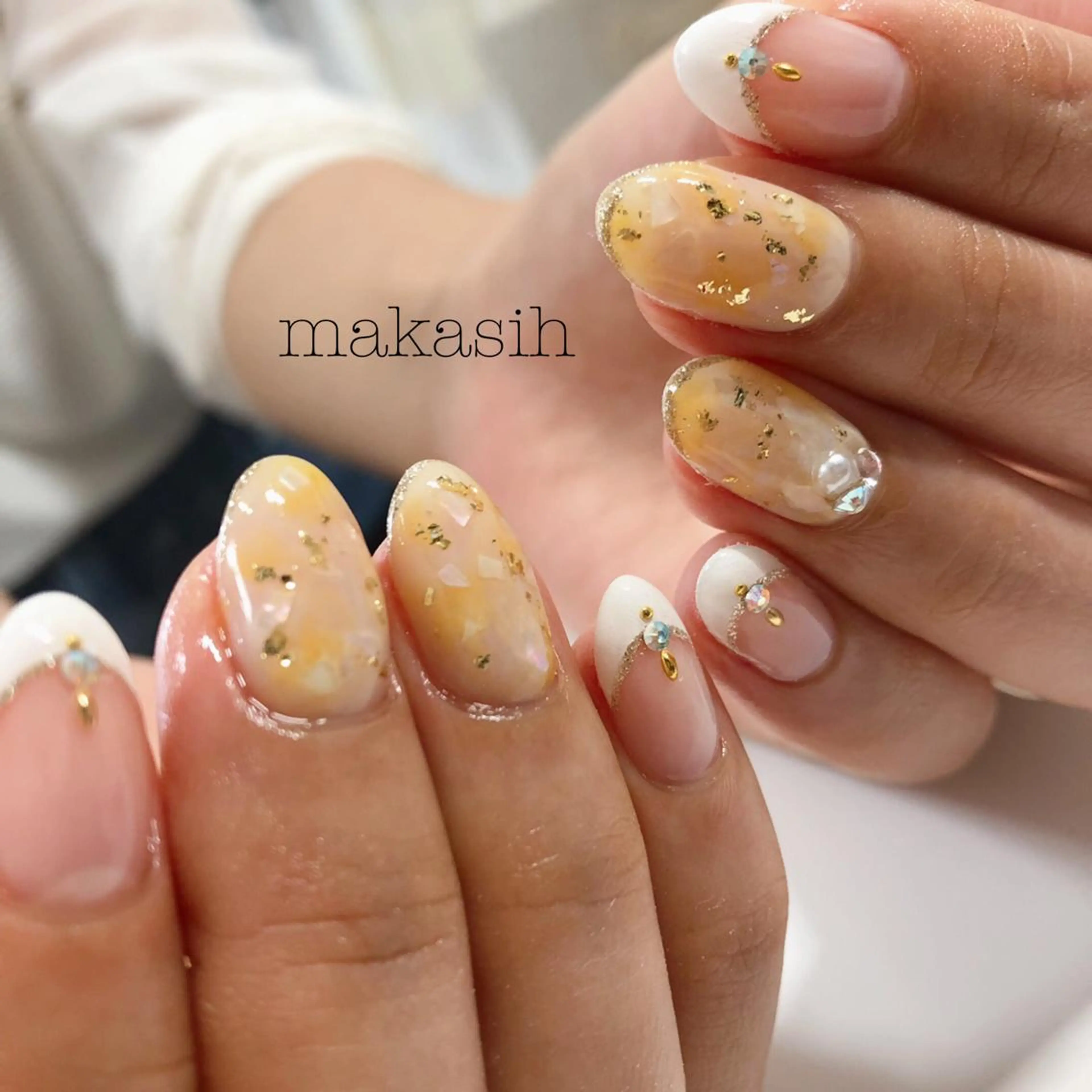 ネイル 山崎 美菜子のネイルデザイン