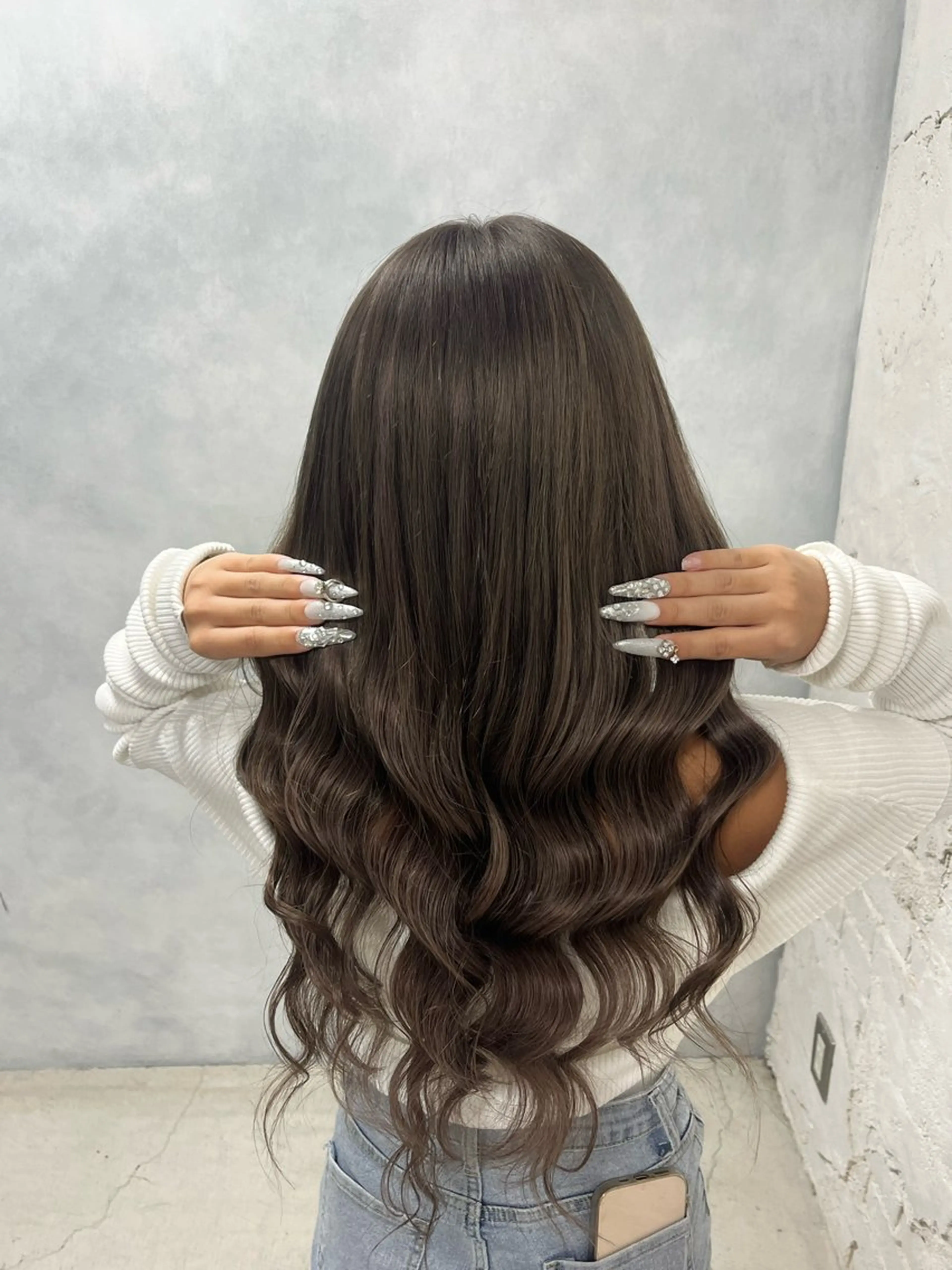人毛エクステ💖60本の写真