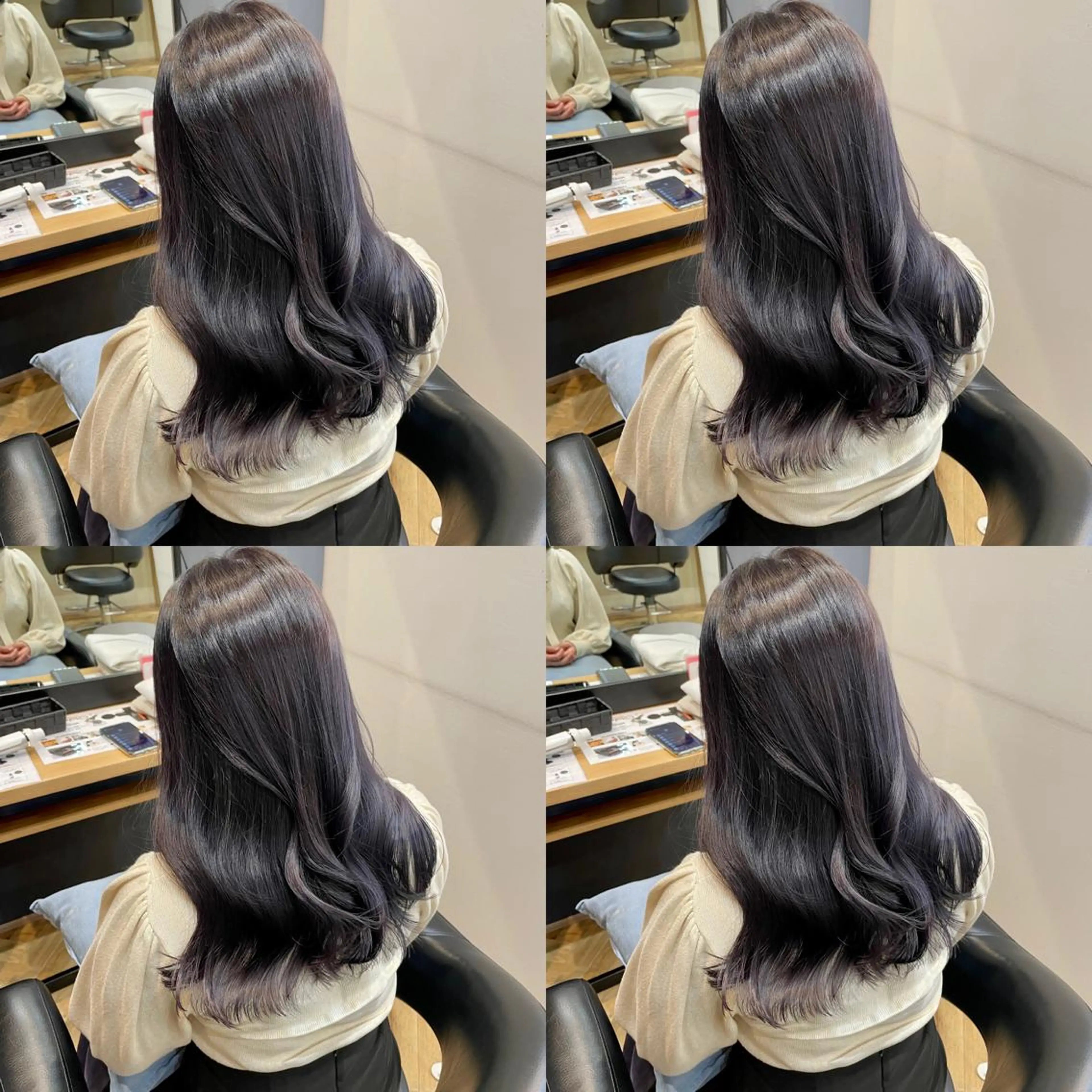 ロング カット ヘアカラー 韓国ヘア/レイヤー 🇰🇷/艶髪/長橋のヘアスタイル