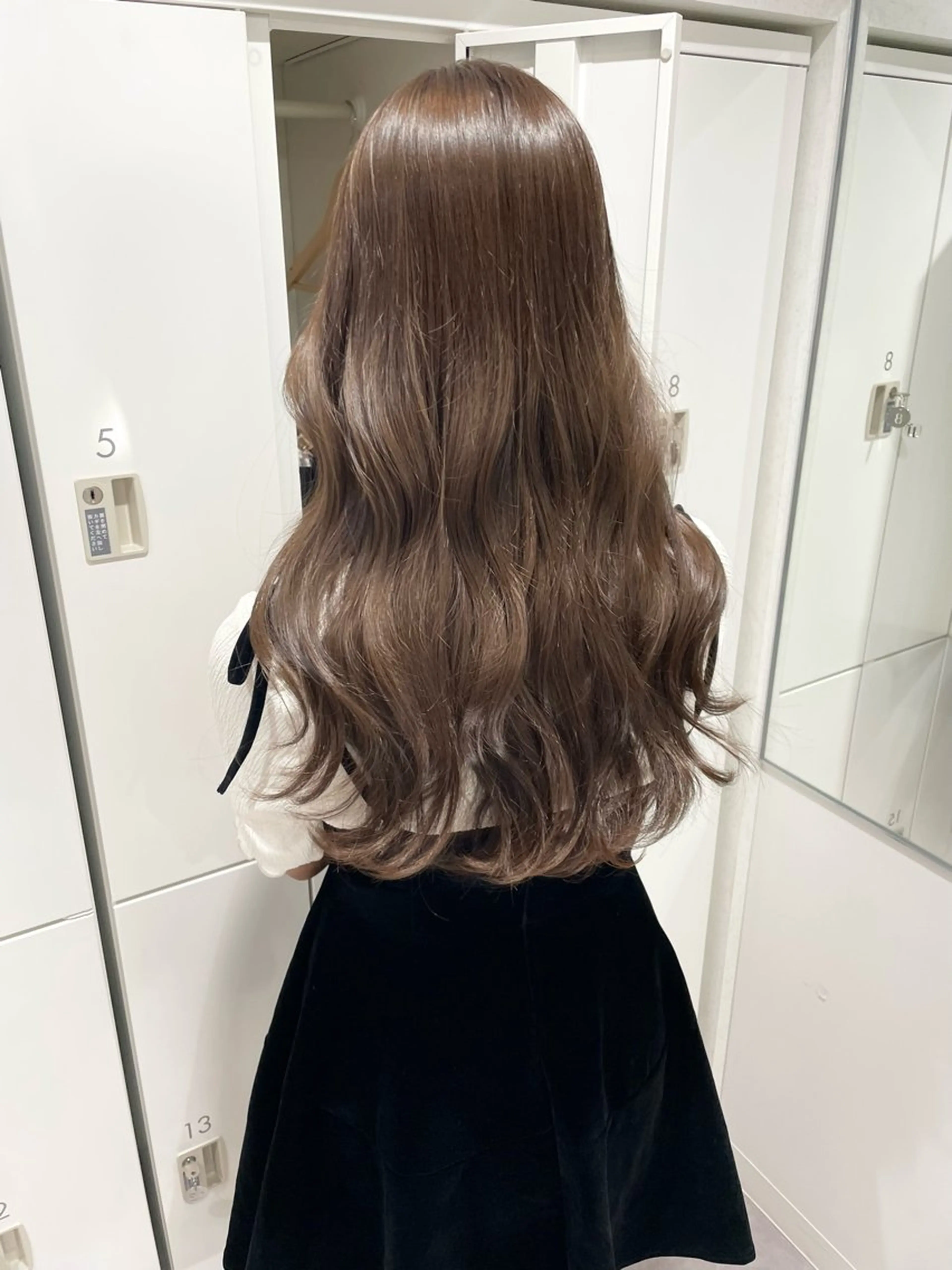 ロング カラー カット ヘアカラー トリートメント 韓国レイヤー/新宿/ 髪質改善/岡崎のヘアスタイル