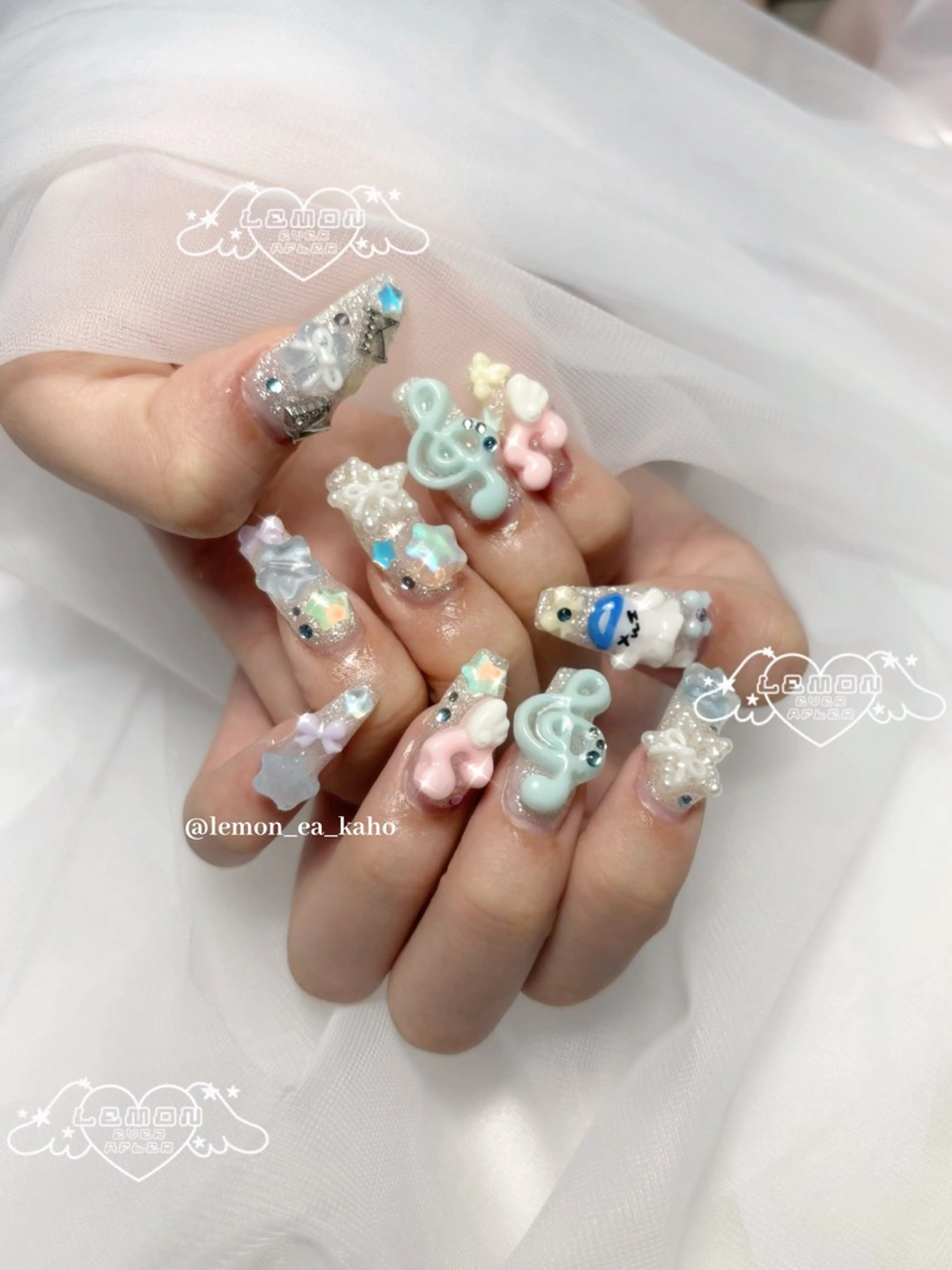 ネイル Choanail 大阪店所属・Lemon ever afterのネイルデザイン