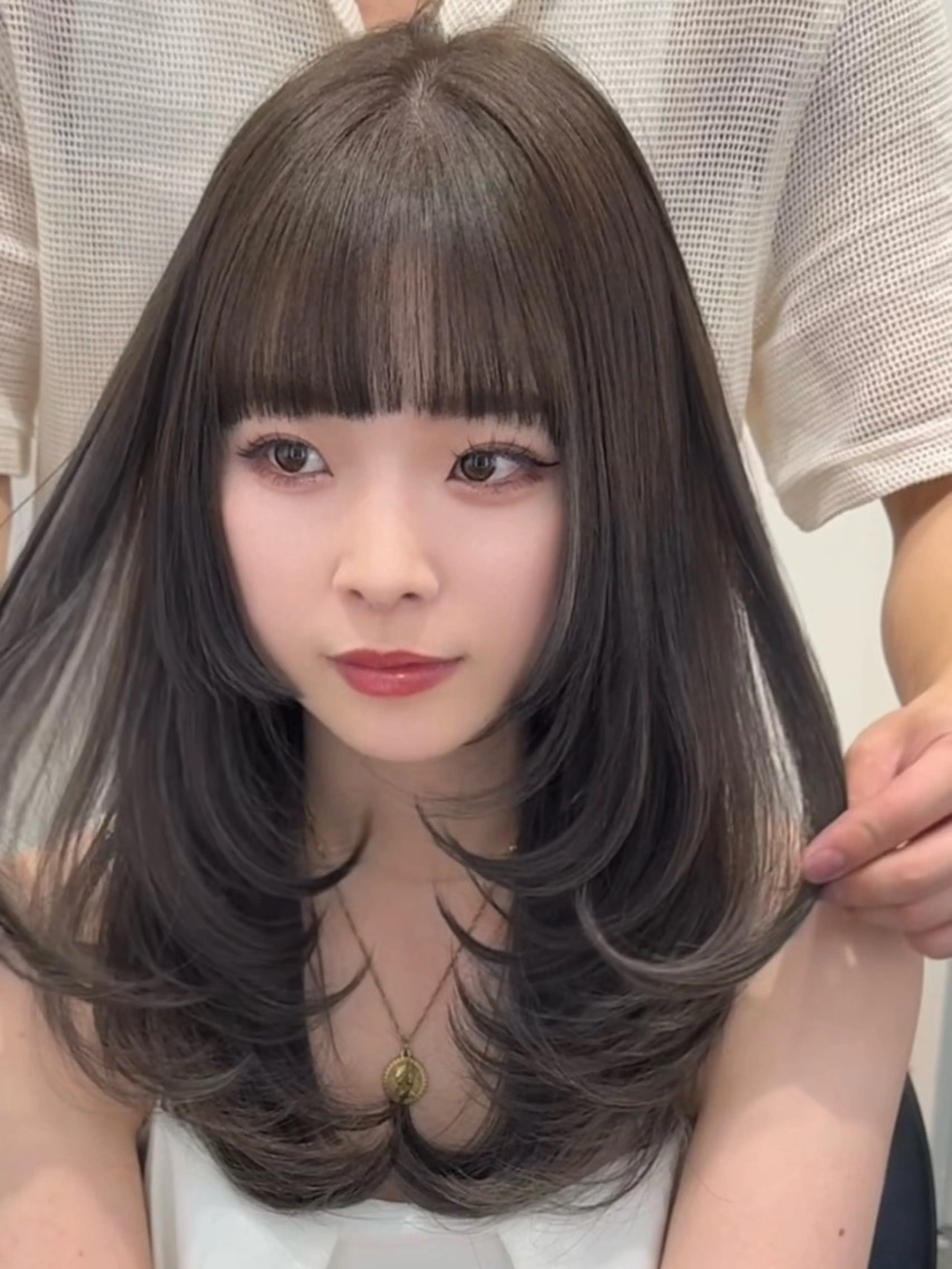 セミロング レイヤーカット カット ヘアカラー トリートメント 🌿ブリーチ/髪質 改善/🌿‬JINのヘアスタイル