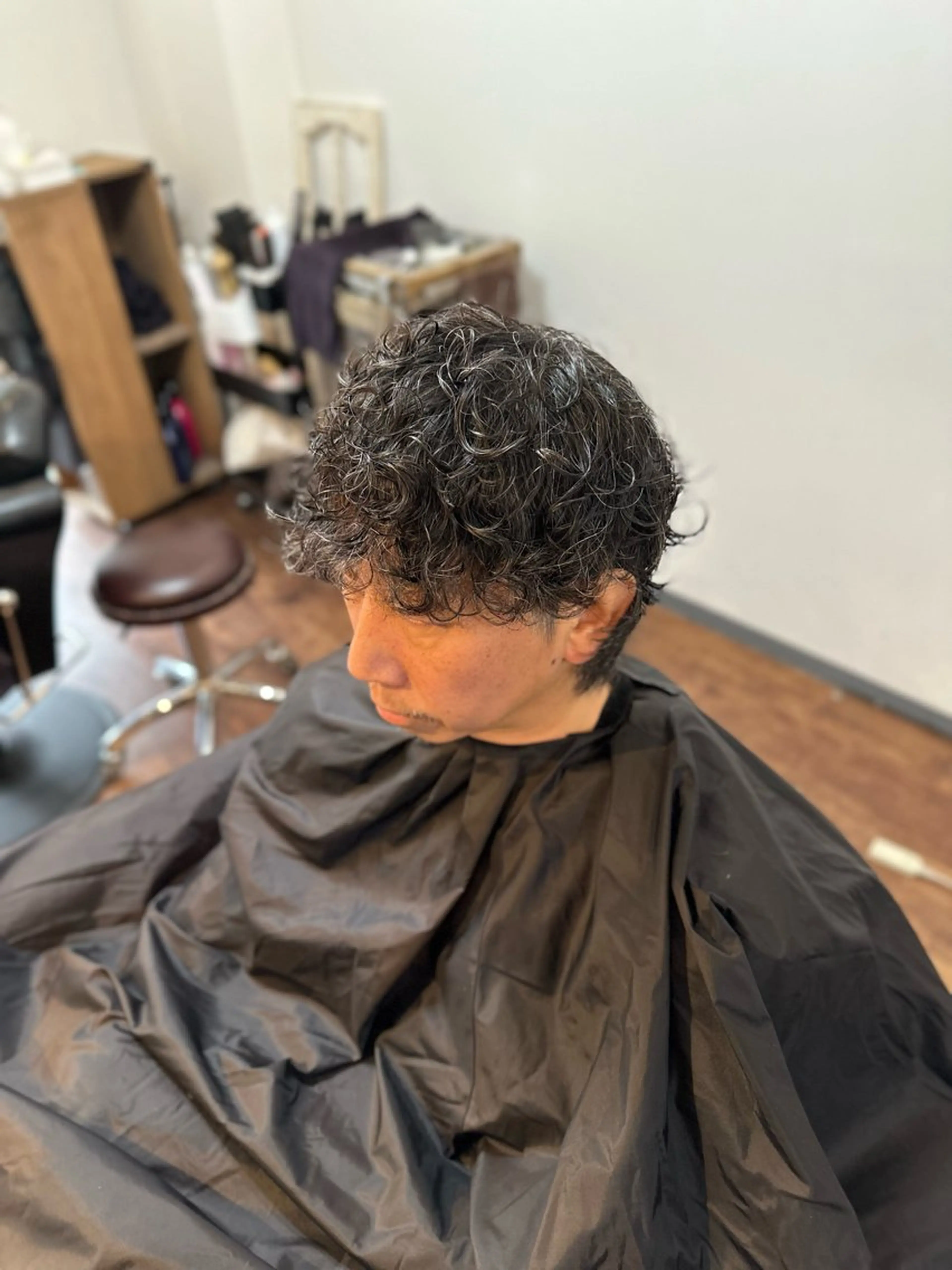 ミディアム パーマ メンズ Lizir ルズィール所属・Luzir⭐︎ GEN⭐︎のヘアスタイル