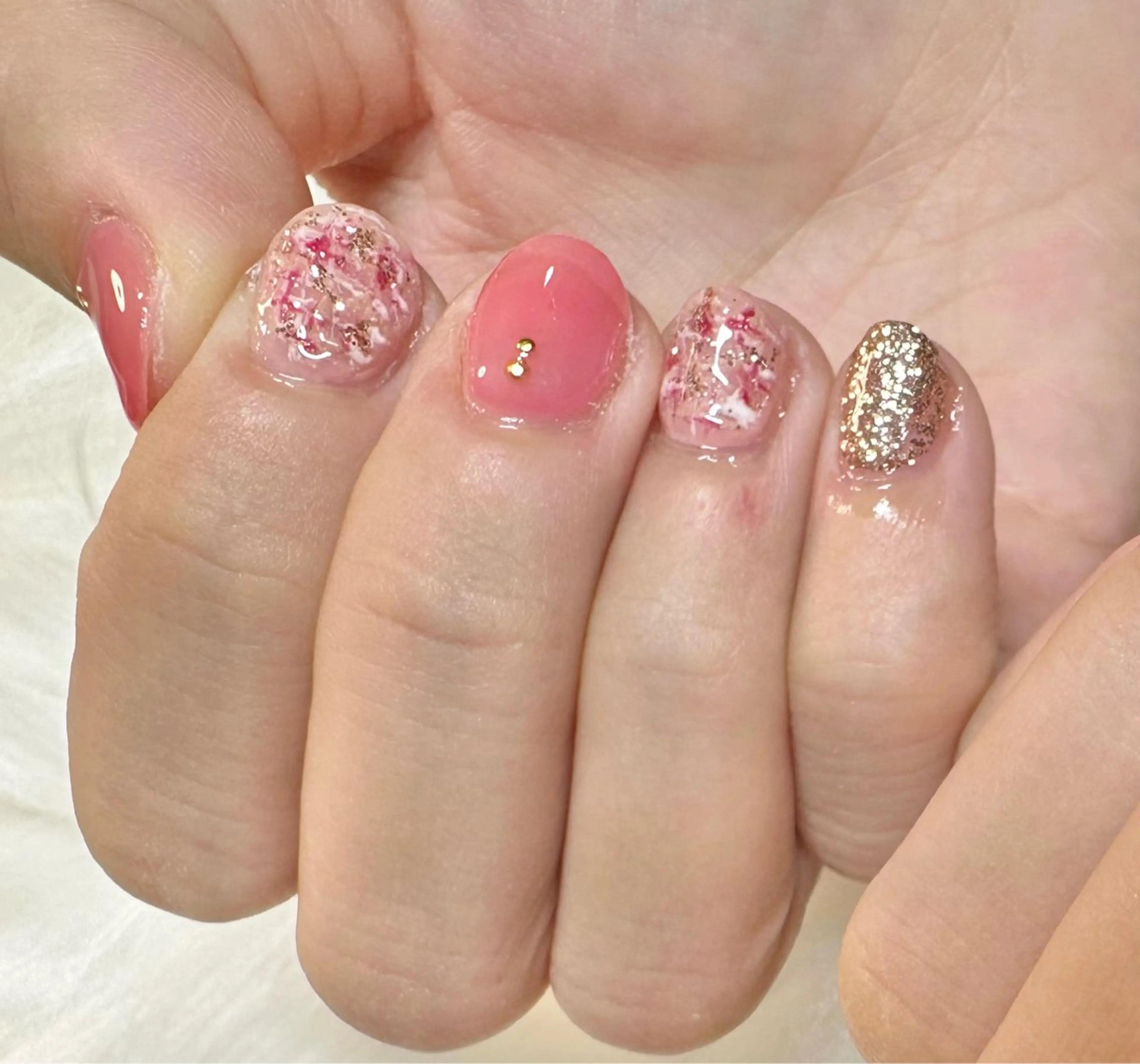ネイル ツイードネイル ハンドネイル ハンドケア Mnail ちひろのネイルデザイン