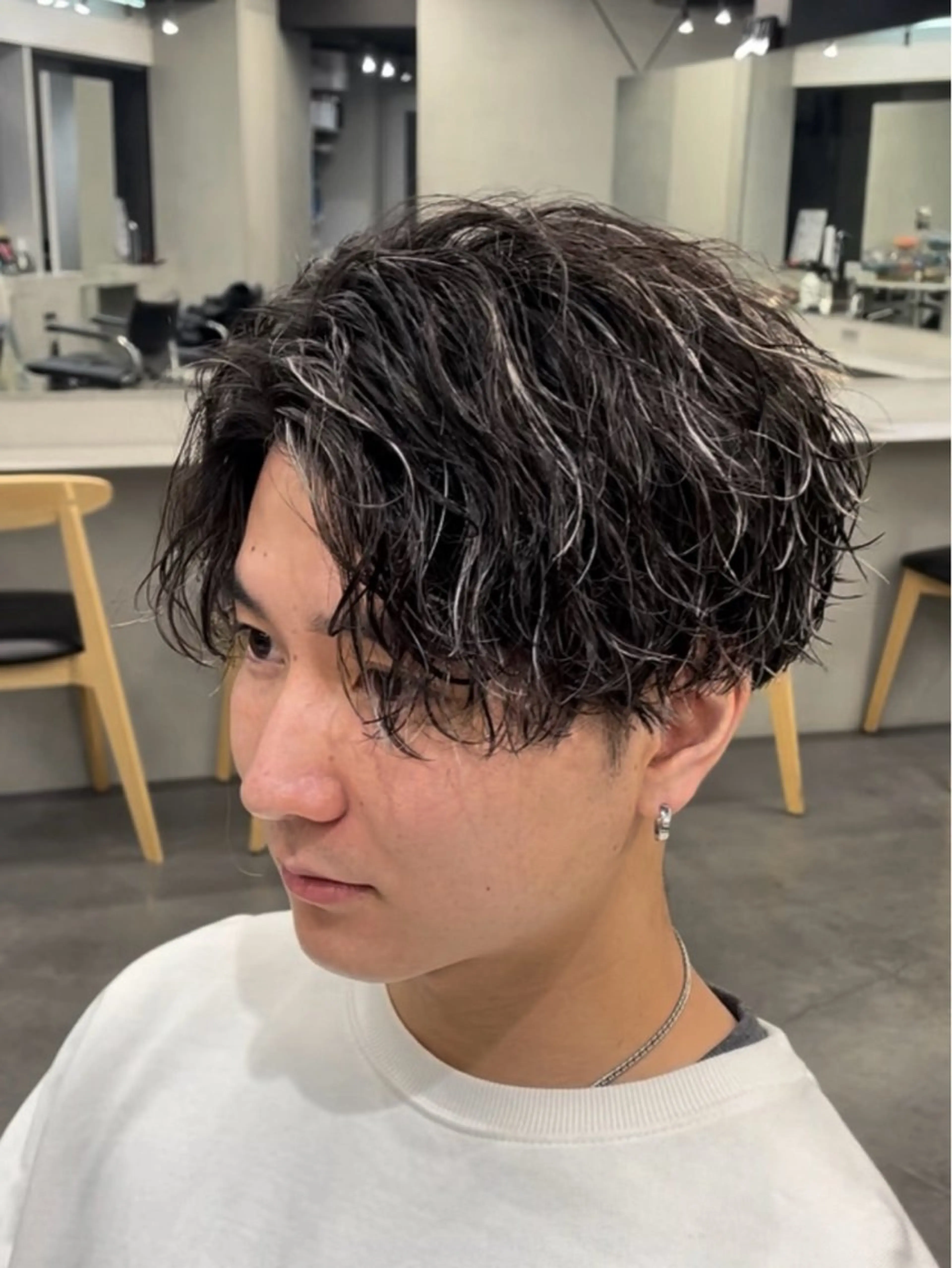 ショート パーマ カット パーマ fifth 児玉達哉 当日予約🙆のヘアスタイル