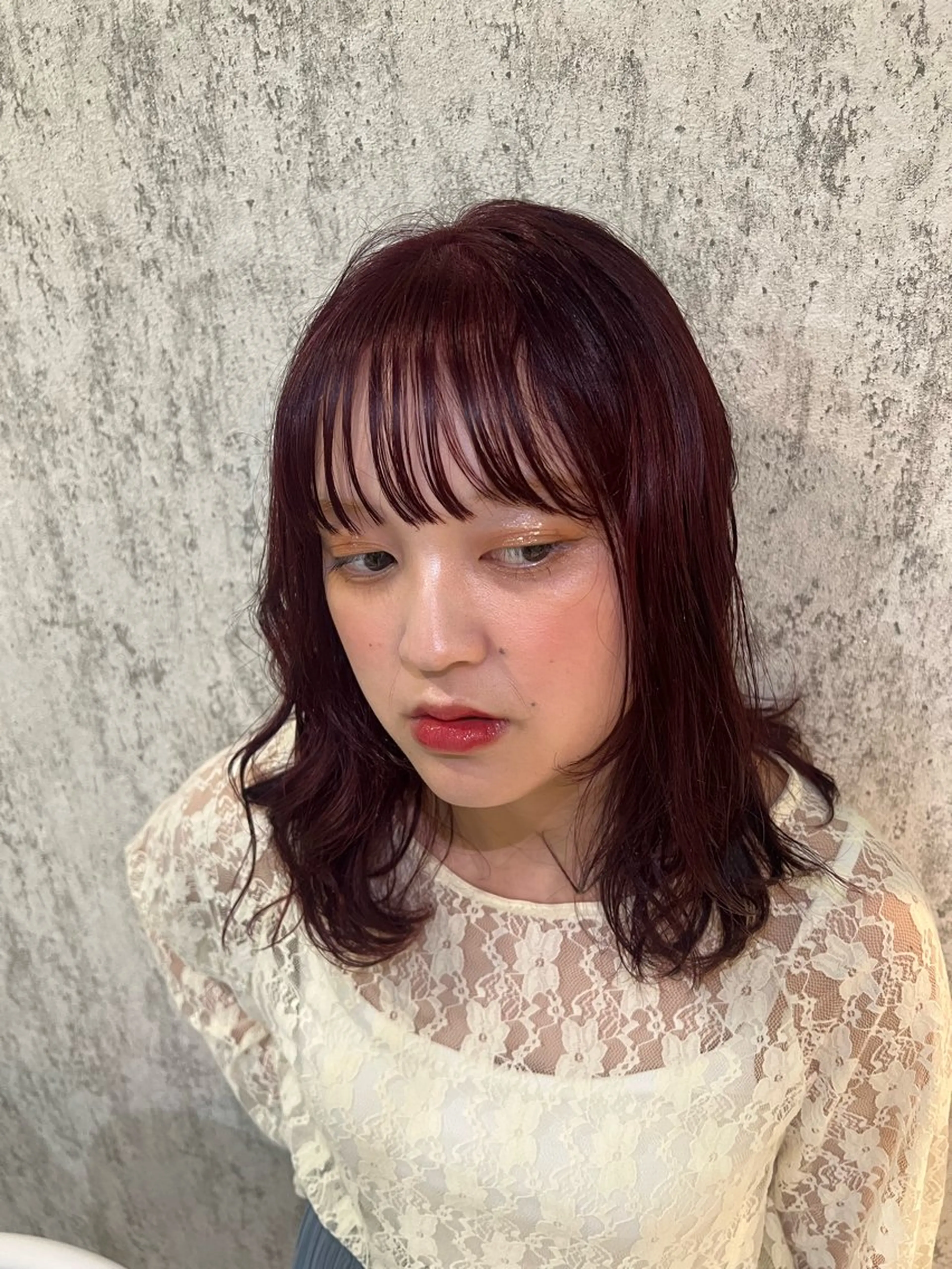 ブリーチオンカラーの写真