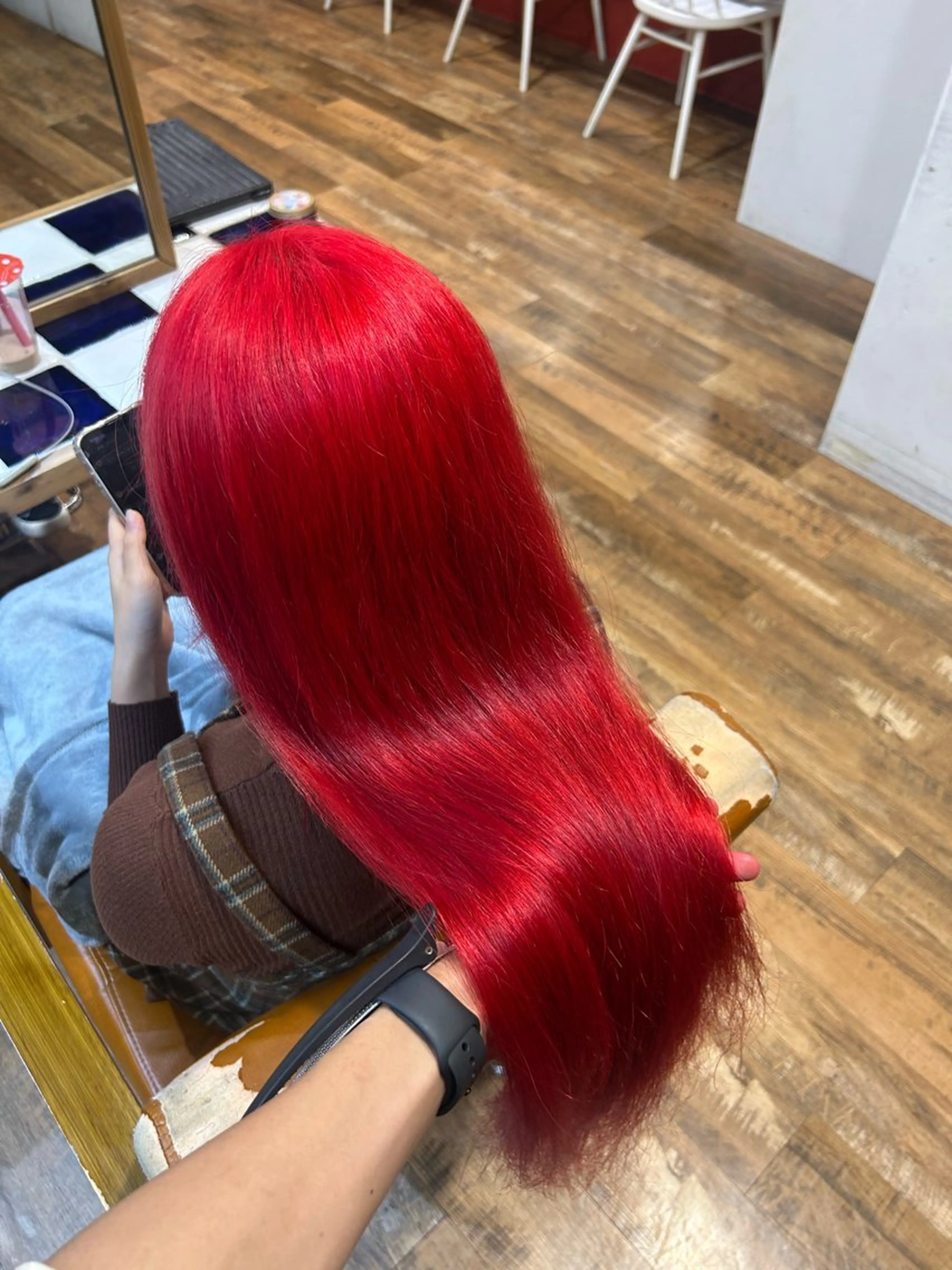 ロング カラー ヘアカラー トリートメント 💖カラー/ブリーチ 💖あつやのヘアスタイル