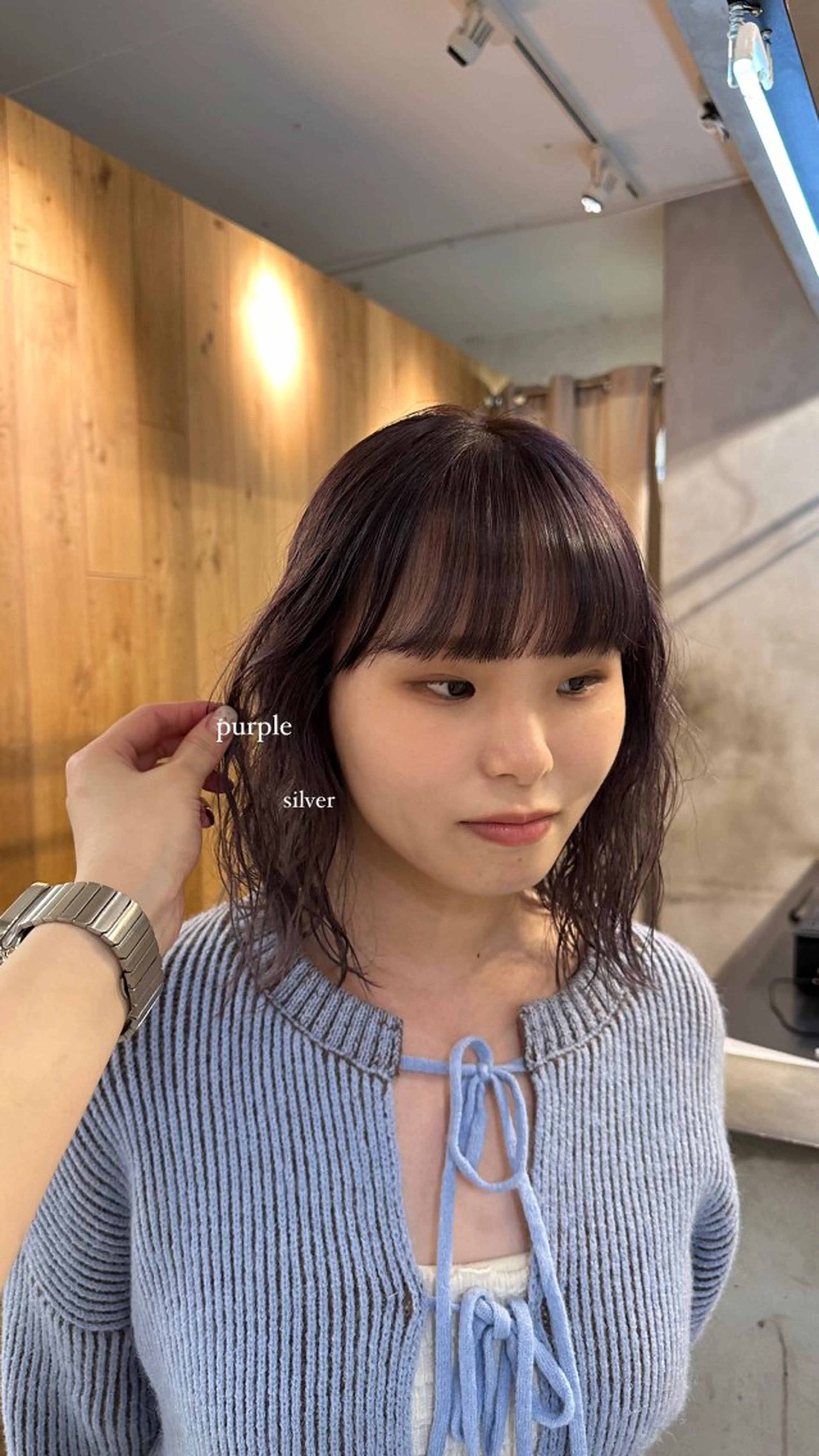 カラー パーマ ヘアカラー トリートメント Lomalia Rukaのヘアスタイル
