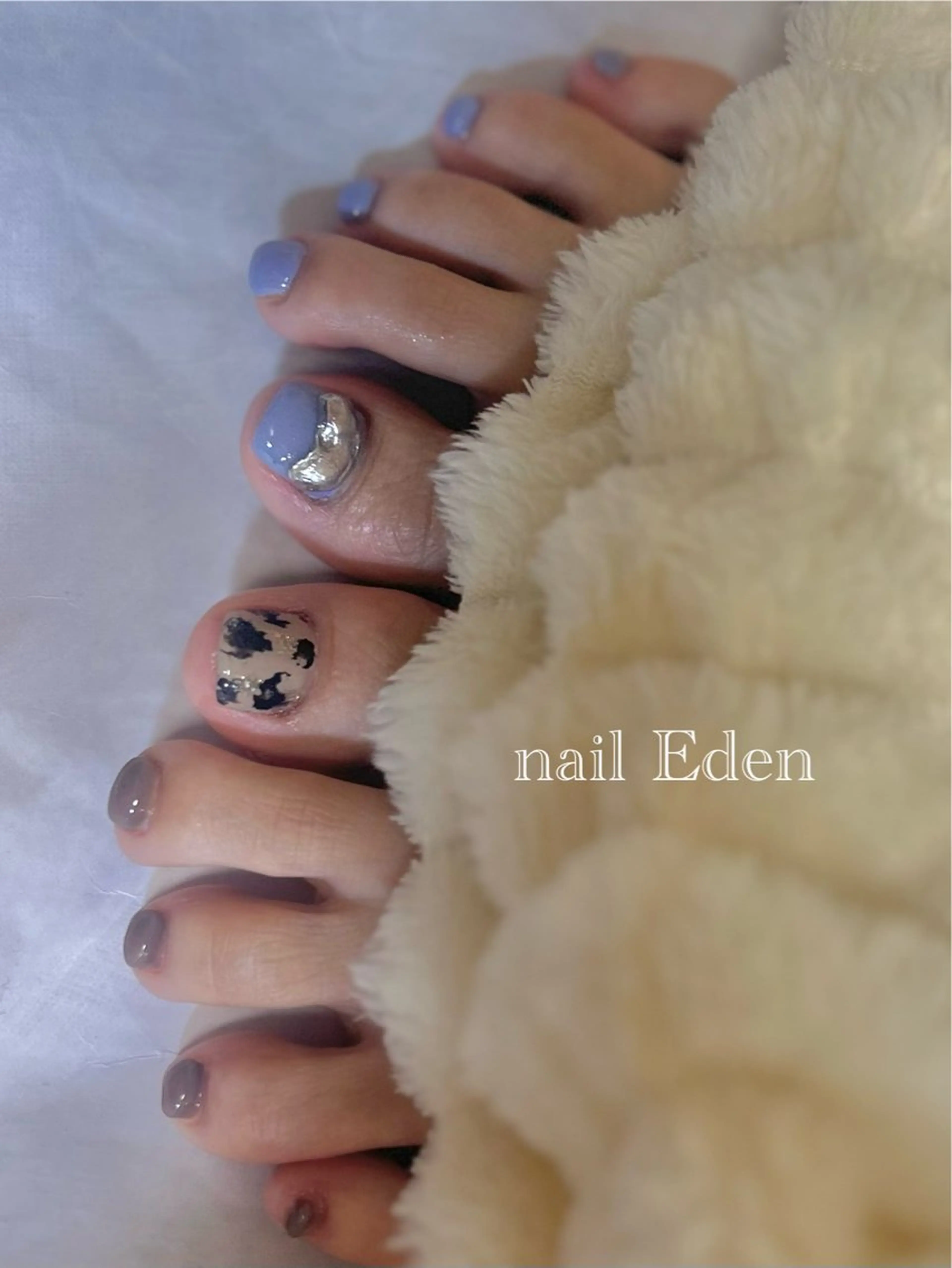 ネイル 持ち込み フットネイル Eden　private nail saron所属・Eden ♾️のネイルデザイン