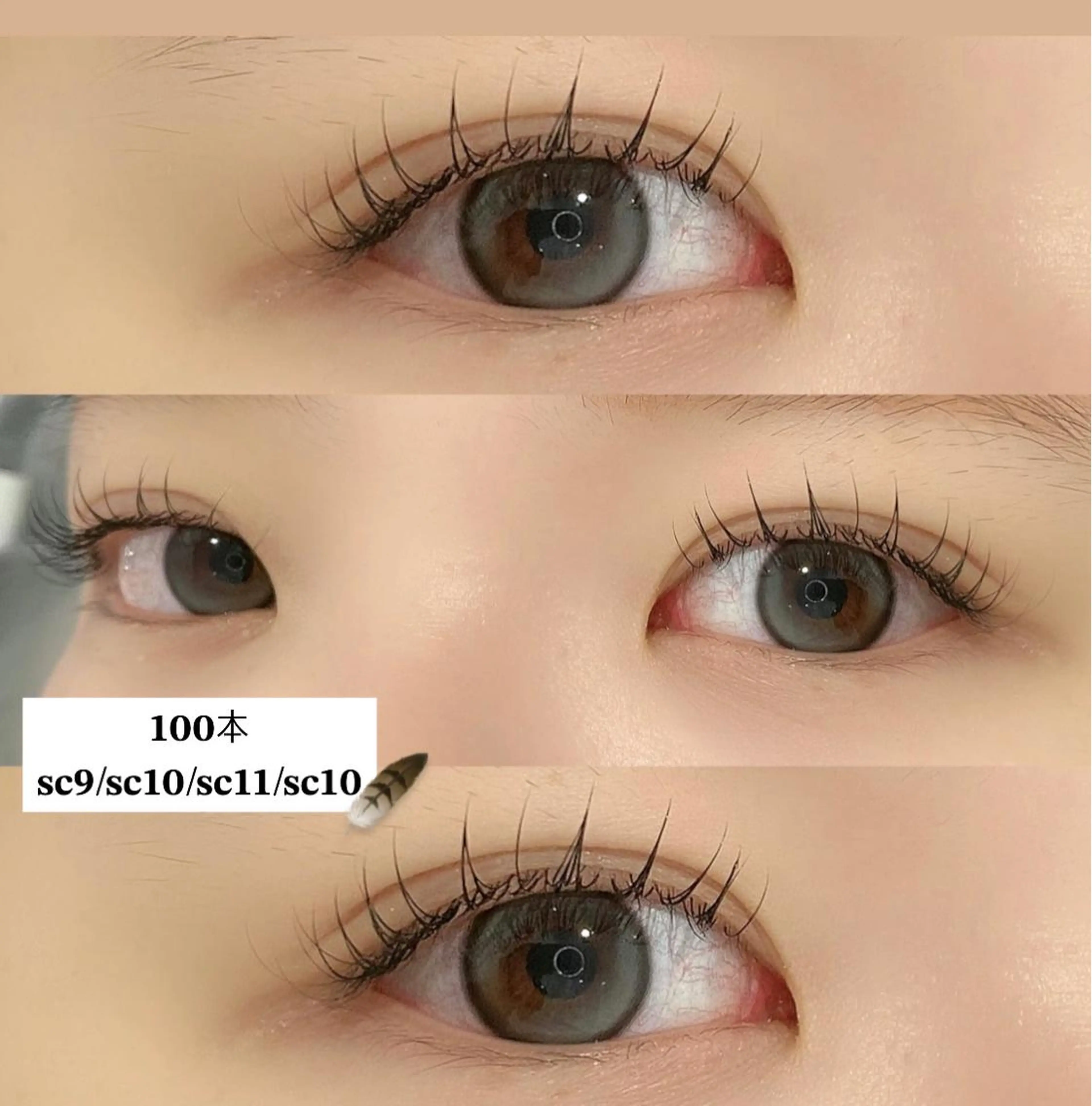 マツエク・マツパ フラットラッシュ miiia lash所属・miiia lashのマツエク・マツパデザイン