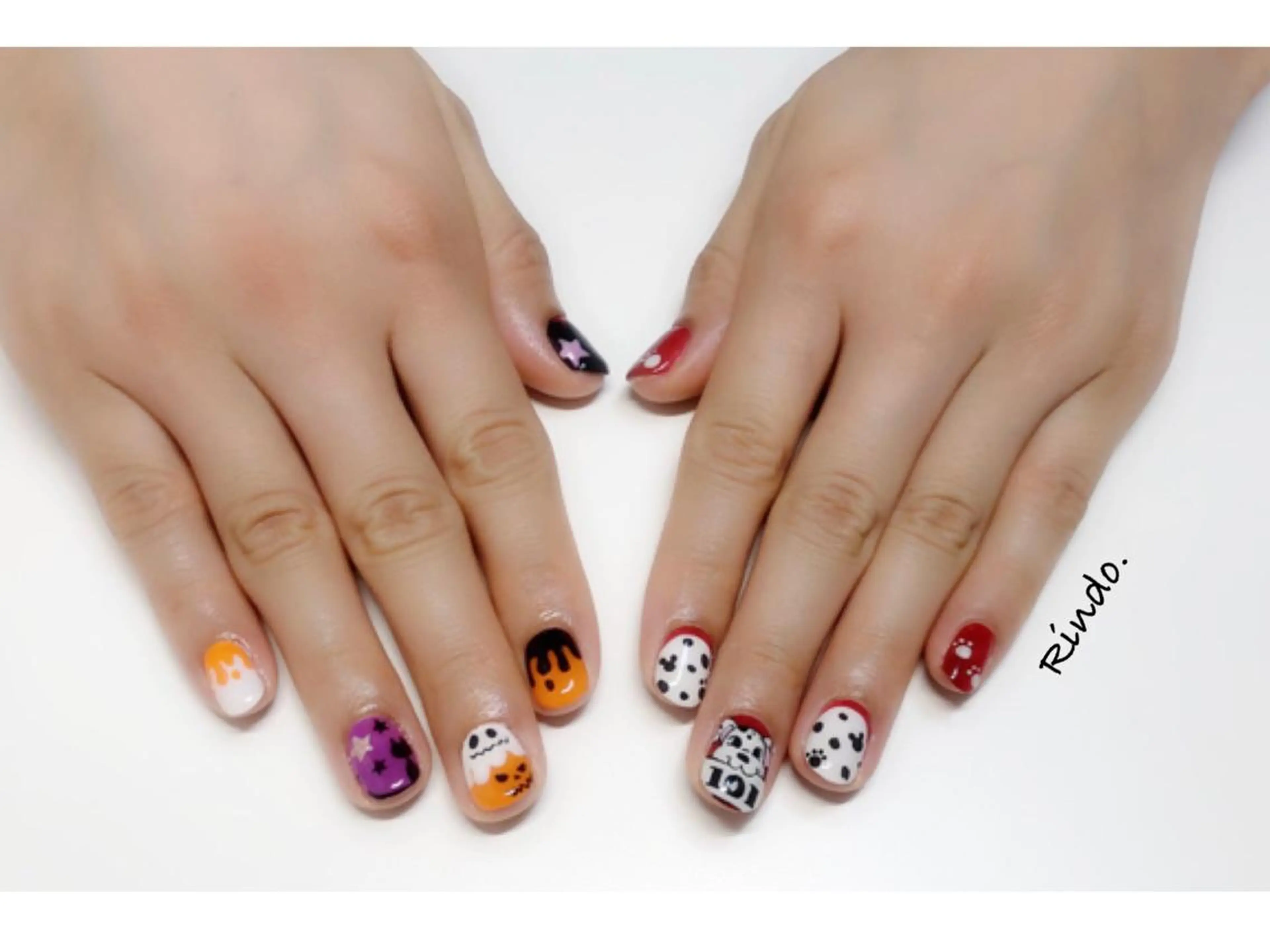 ネイル ハロウィン ハンドネイル Rindo.ネイル ♡耳つぼジュエリーのその他イメージ