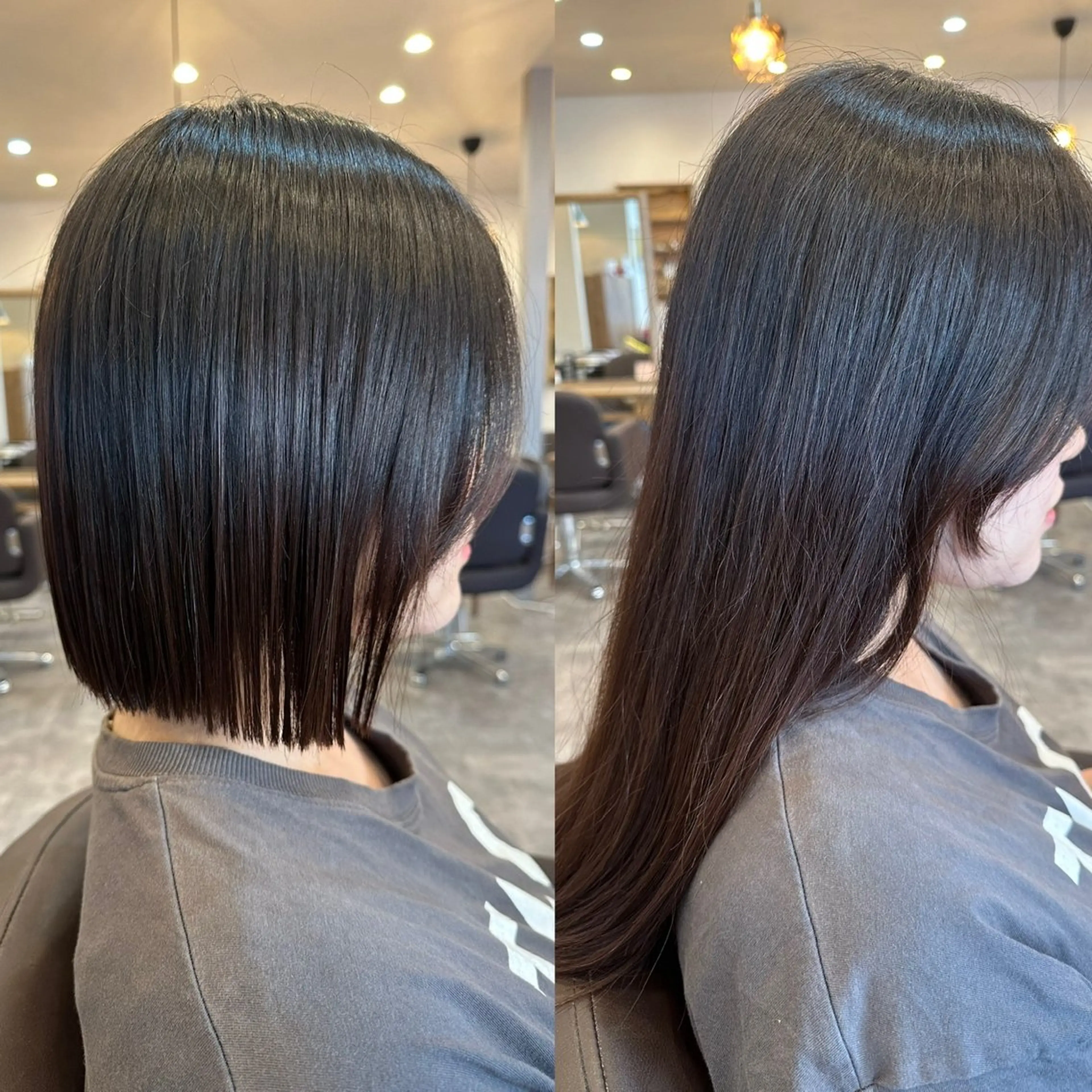 ミディアム カラー カット 縮毛矯正 ピース美容室所属・RYU ☆のヘアスタイル