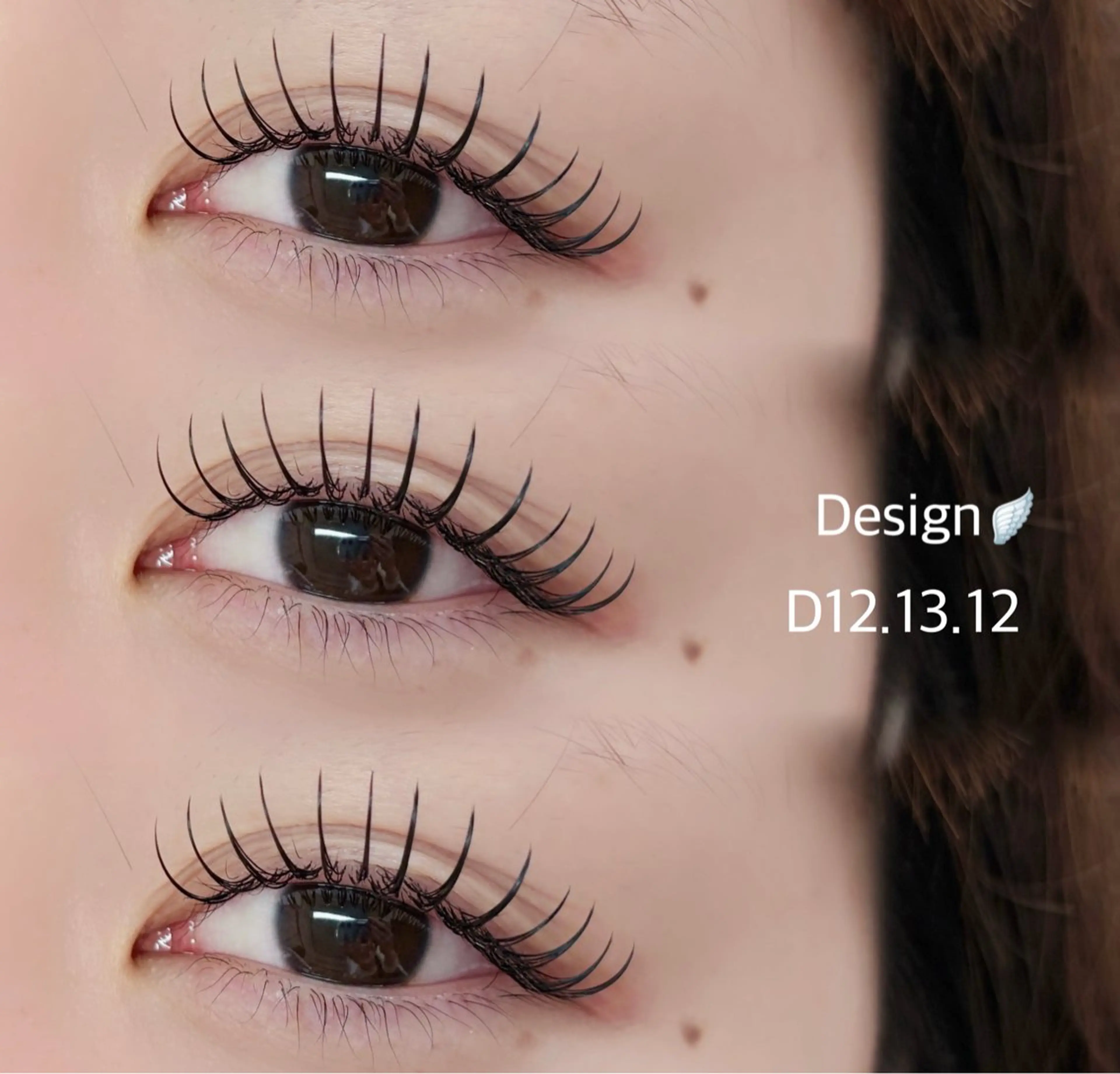 マツエク・マツパ Dカール マツエク ECLIN YUZUNAのマツエク・マツパデザイン