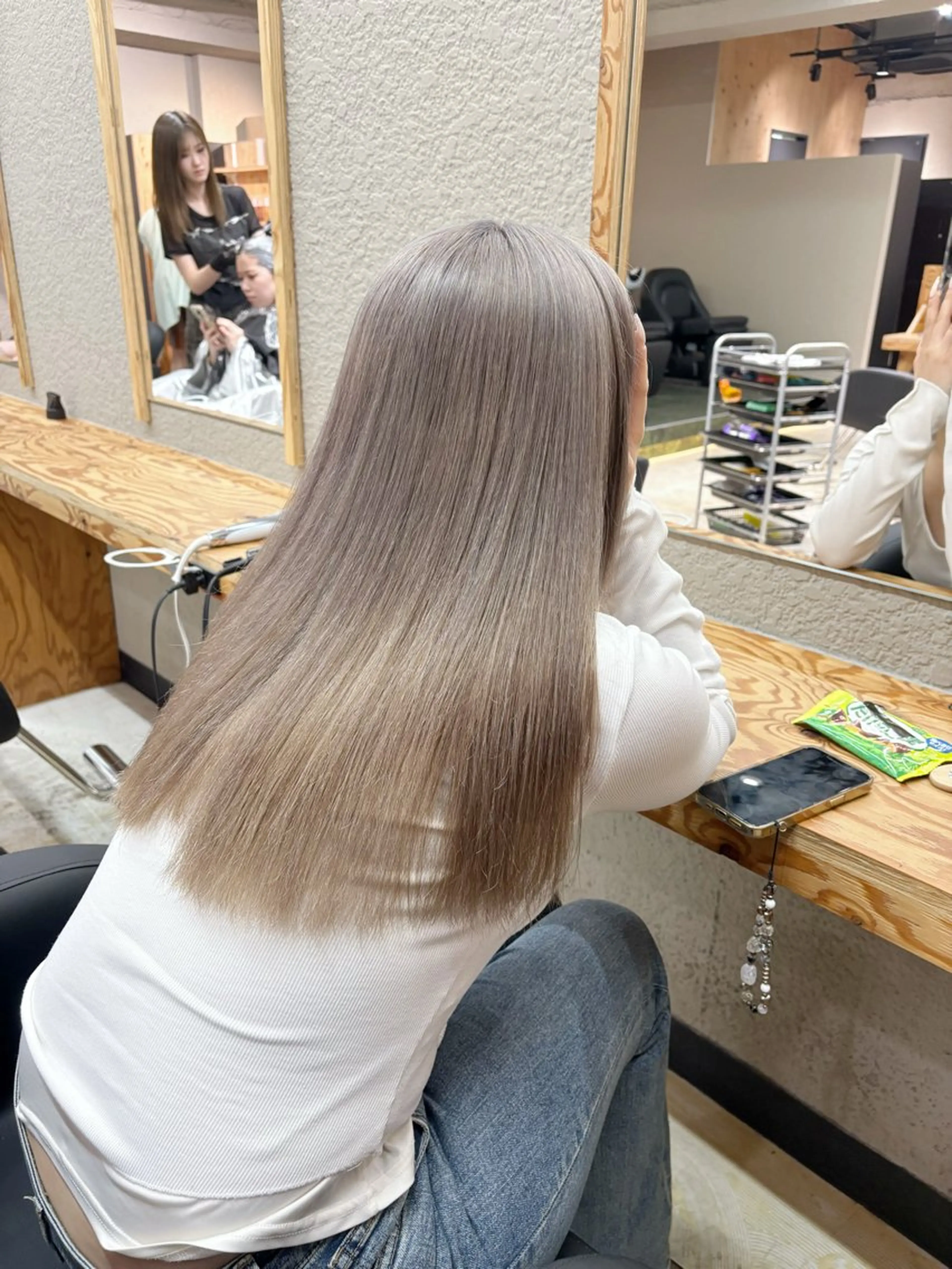 セミロング ヘアカラー トリートメント 🏅EIGHT難波/ 【店長】タモツのヘアスタイル