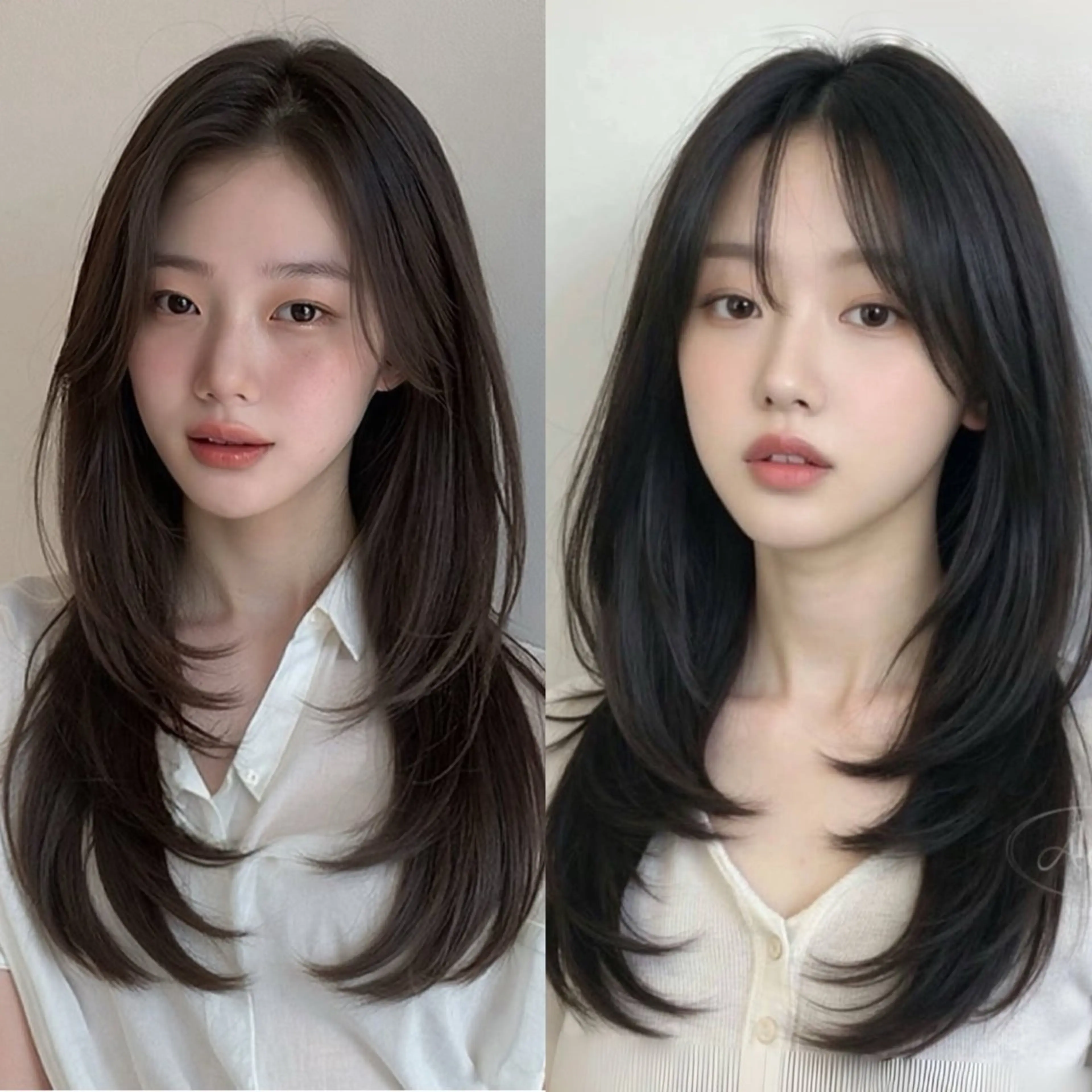 ロング レイヤーカット/ルー ツカラー/EMIRIのヘアスタイル