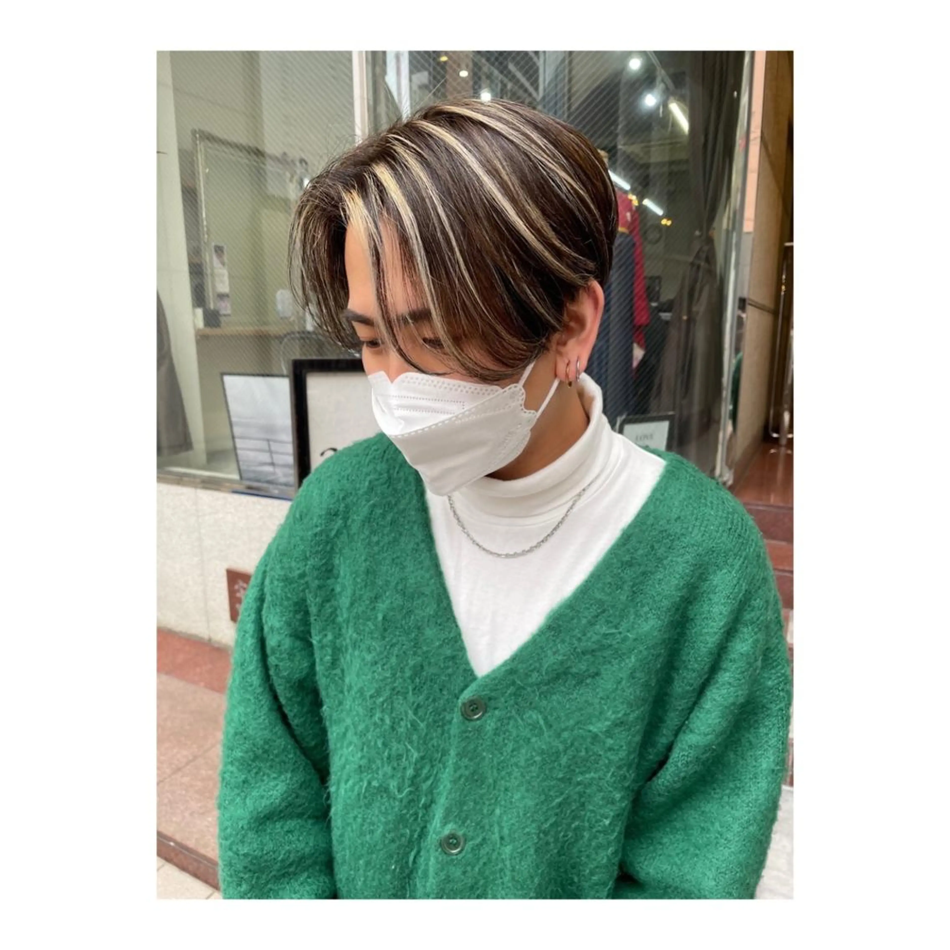 ショート カラー メンズ カット ange☞ soutaのヘアスタイル