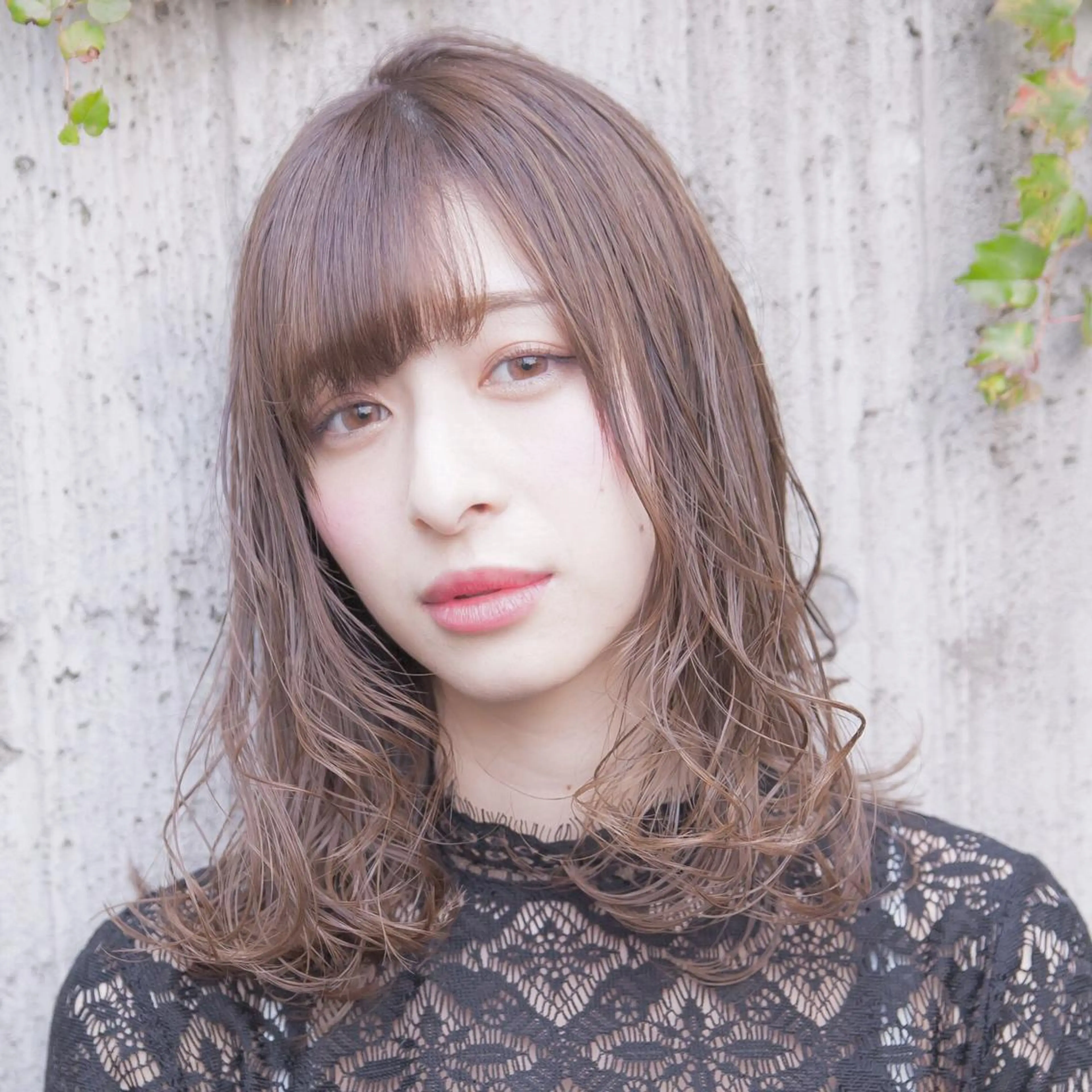 セミロング カラー hao所属・西山 頌太のヘアスタイル