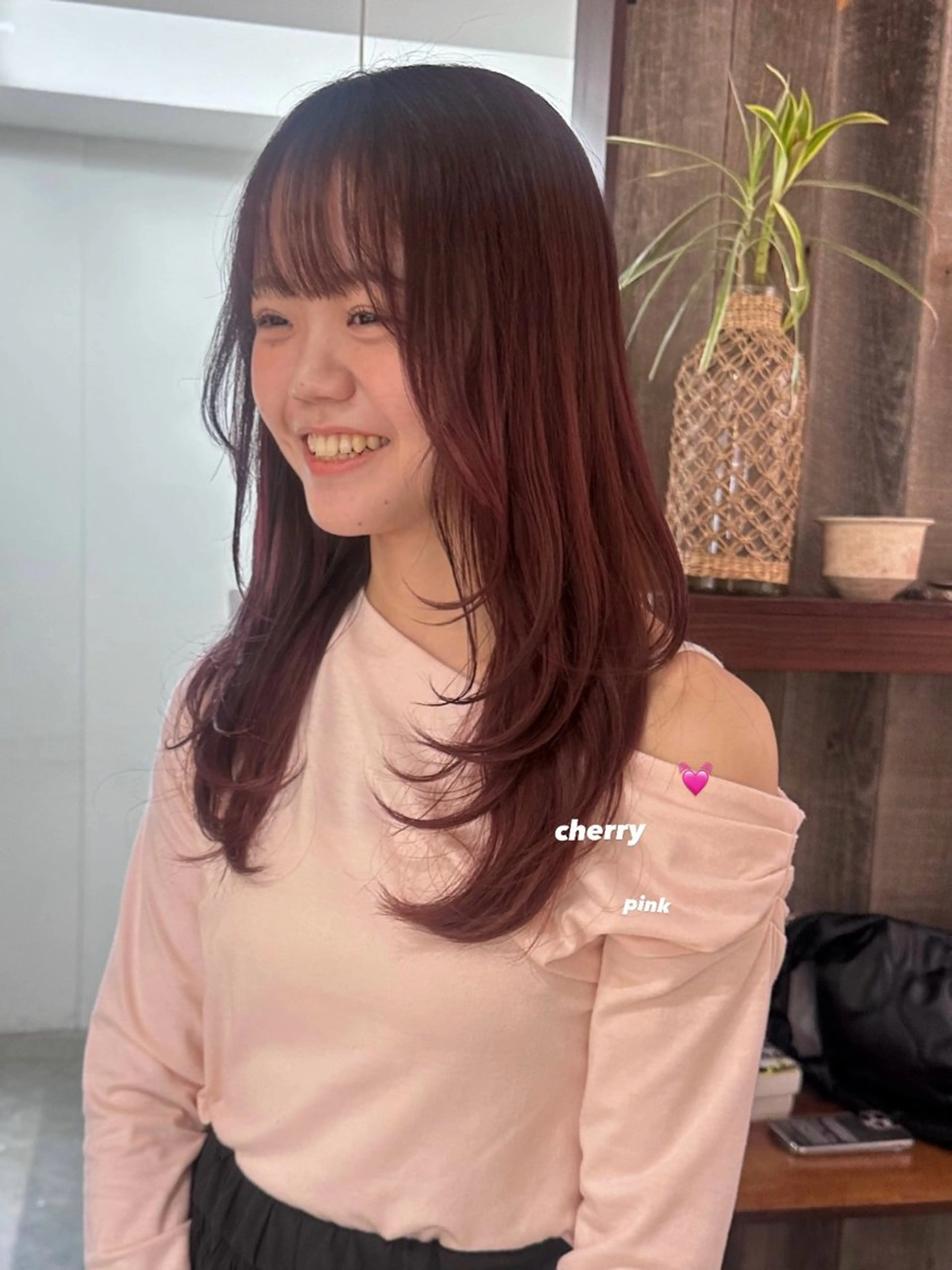 セミロング カラー ブリーチ ヘアカラー トリートメント 暖色/レイヤーカット 🌙オノユリカのヘアスタイル